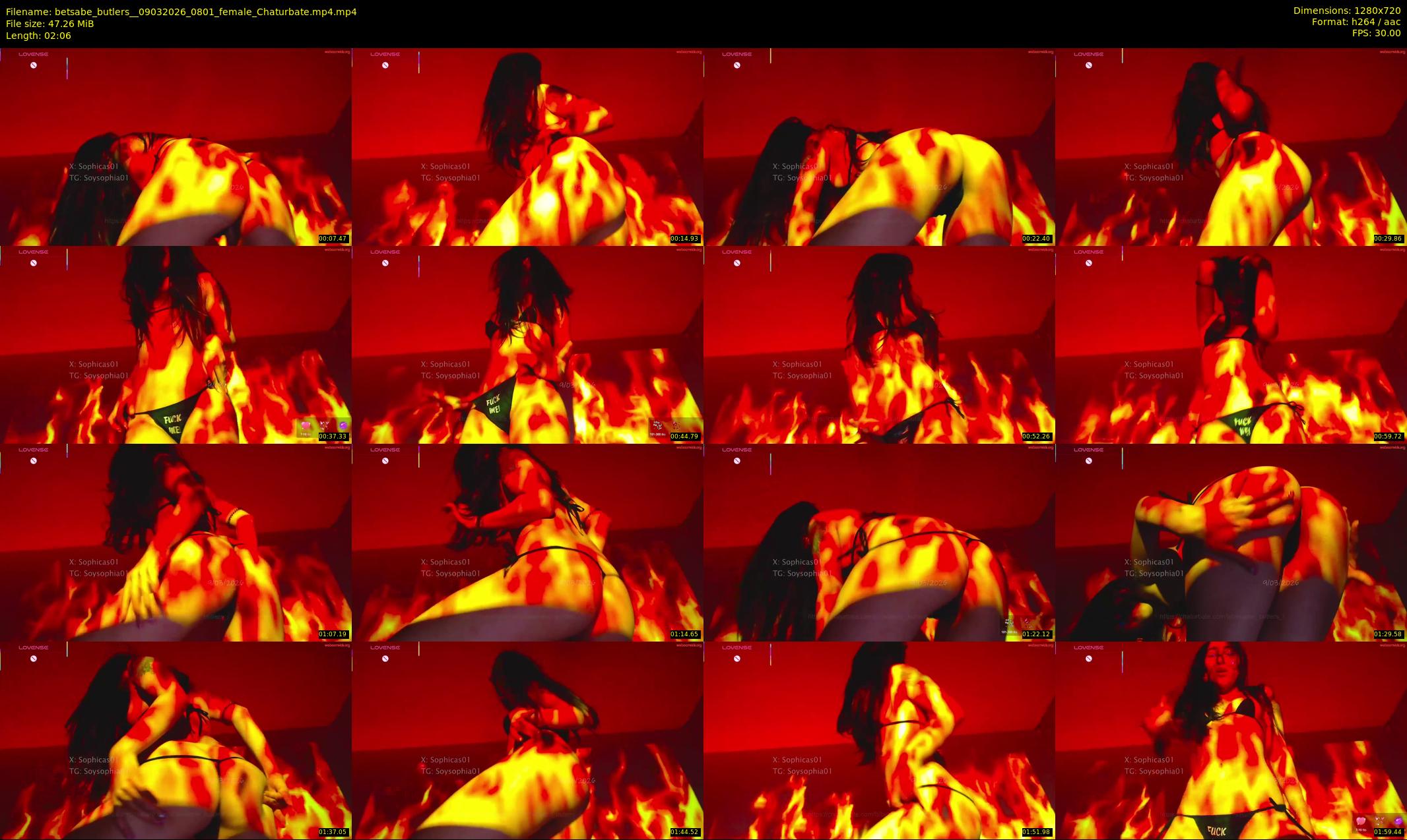 betsabe_butlers_ — 3 minute Chaturbate female cam show recording, 720p, Mar 9, 2026