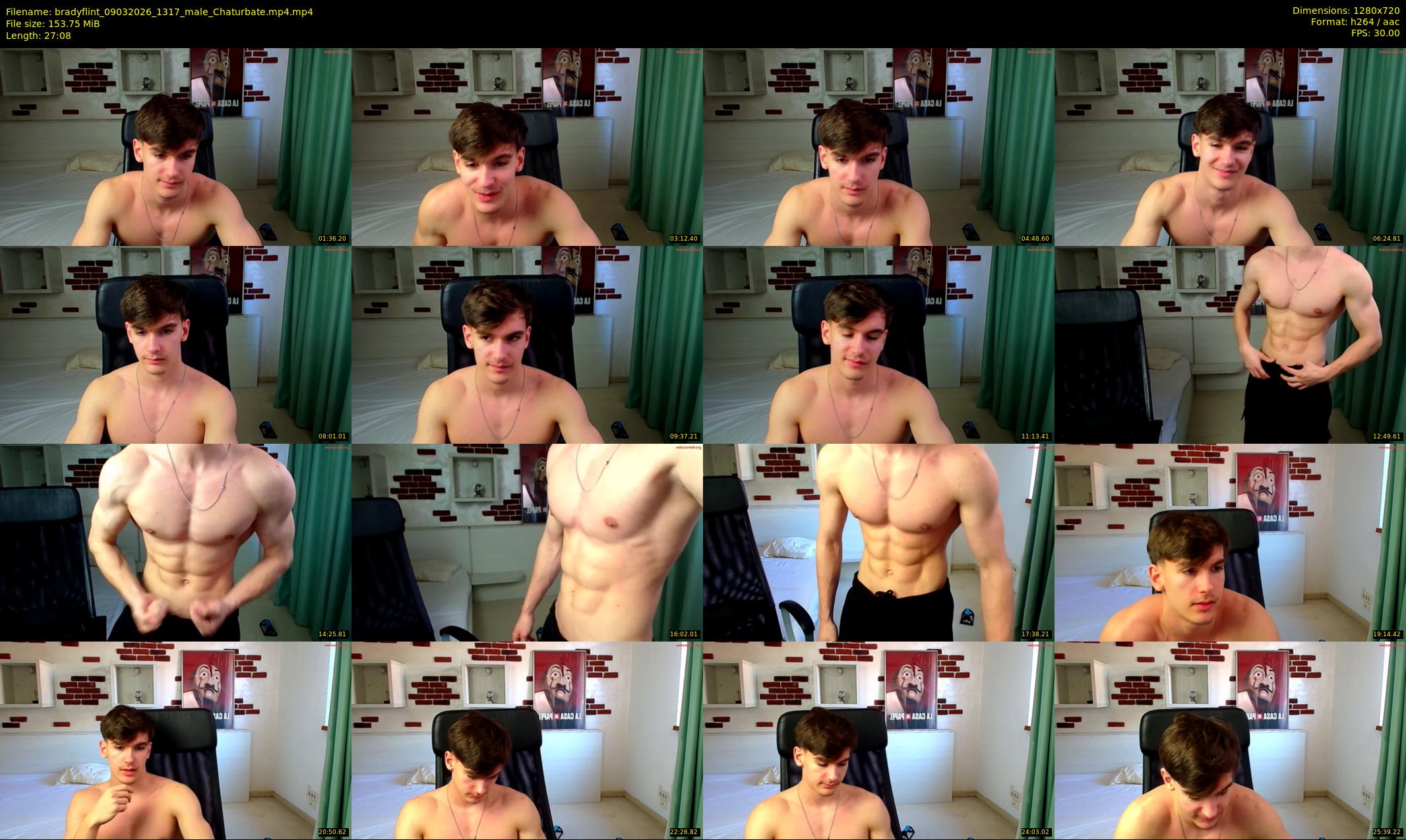 bradyflint — 28 minute Chaturbate male cam show recording, 720p, Mar 9, 2026