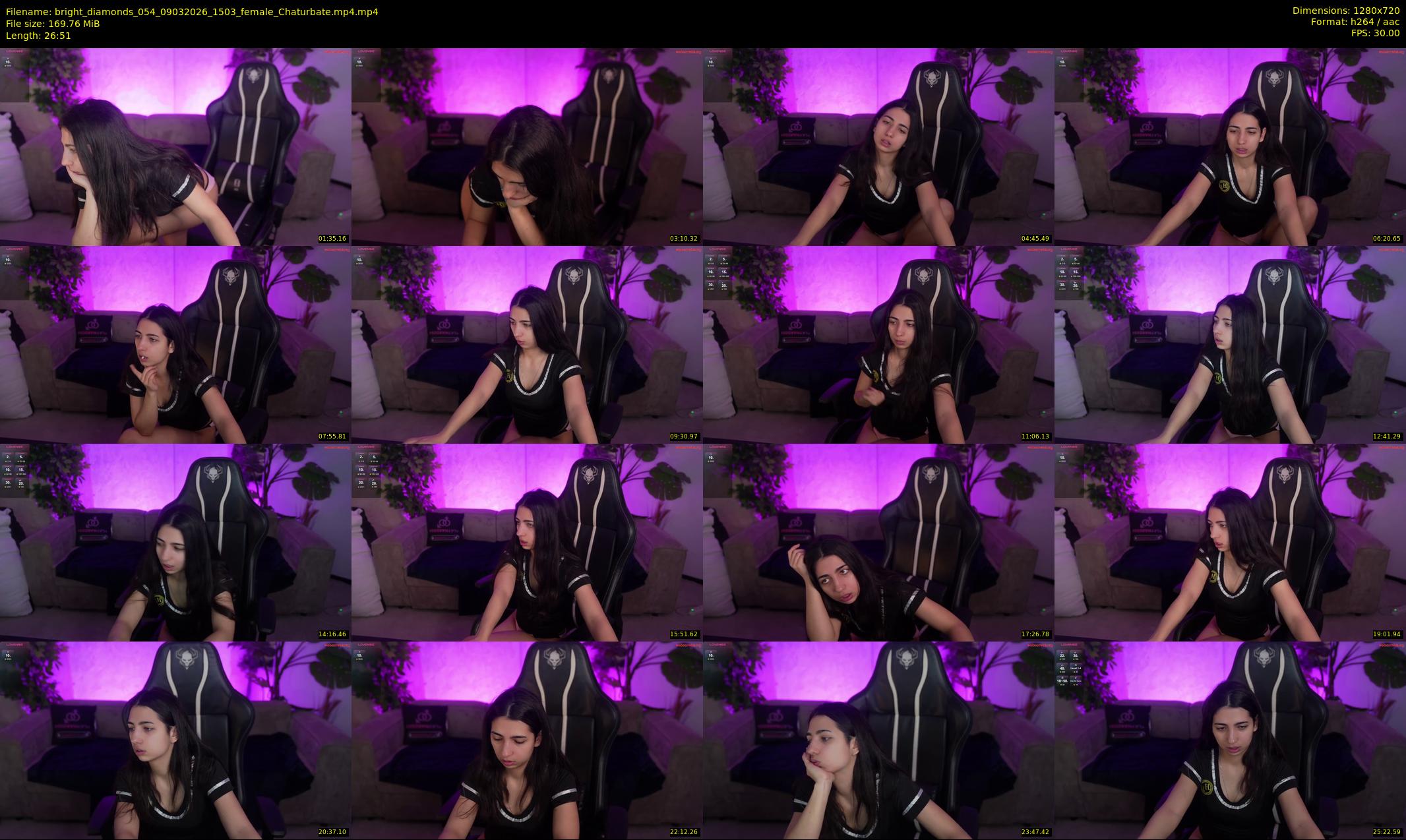 bright_diamonds_054 — 27 minute Chaturbate couple cam show recording, 720p, Mar 9, 2026