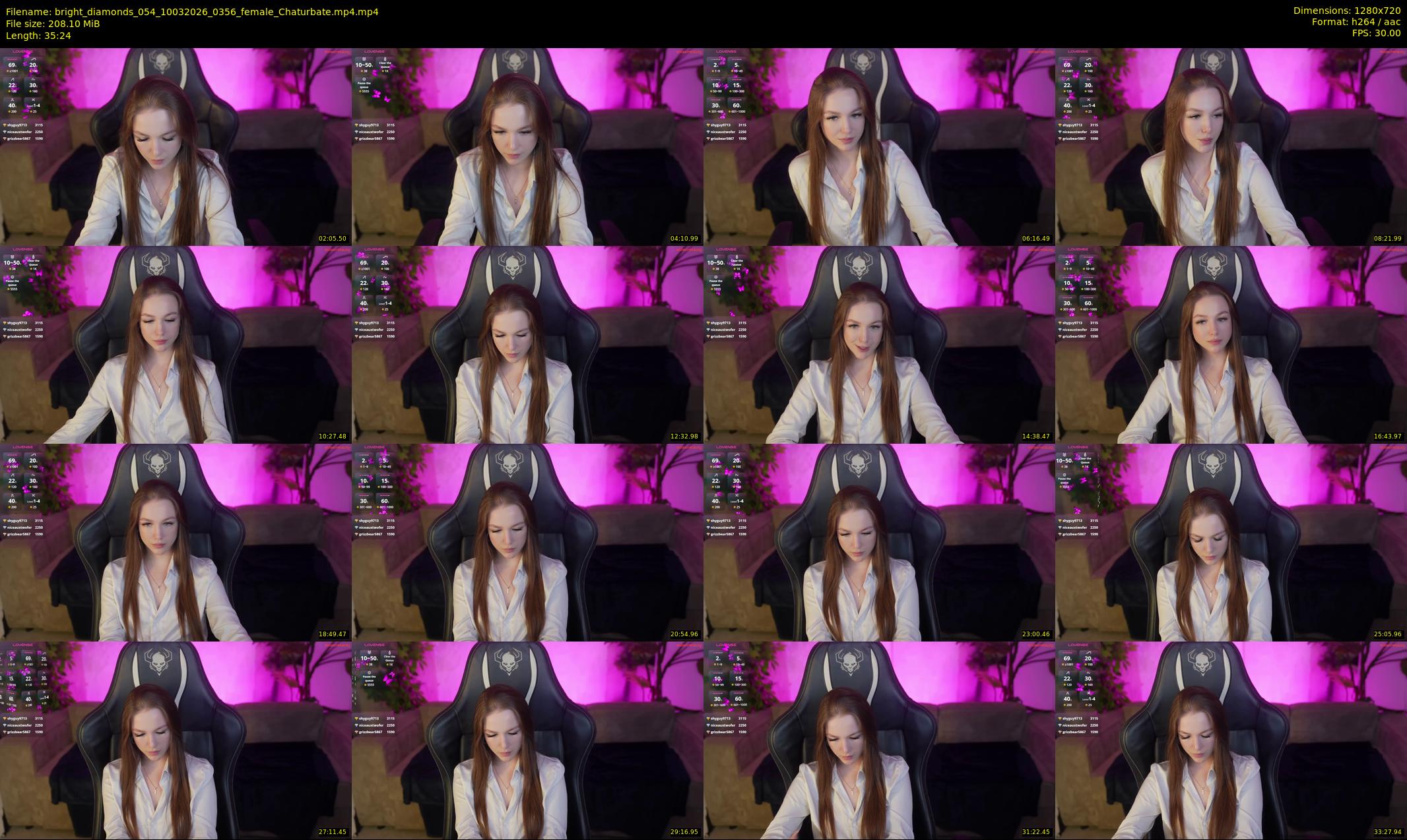 bright_diamonds_054 — 36 minute Chaturbate couple cam show recording, 720p, Mar 10, 2026