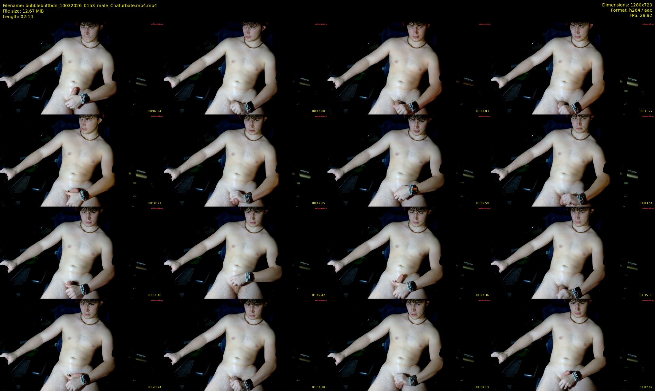 bubblebuttbdn — 3 minute Chaturbate male cam show recording, 720p, Mar 10, 2026