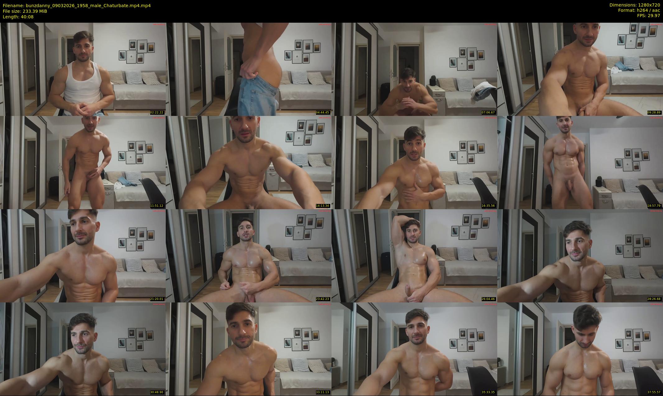 bunzdanny — 41 minute Chaturbate male cam show recording, 720p, Mar 9, 2026