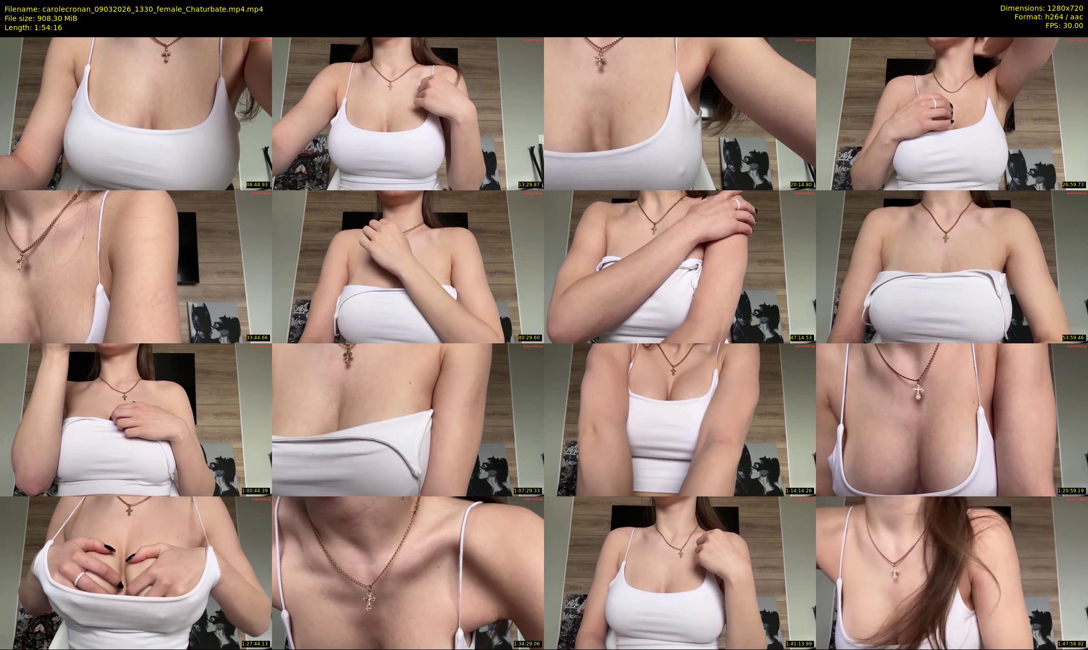carolecronan — 115 minute Chaturbate female cam show recording, 720p, Mar 9, 2026