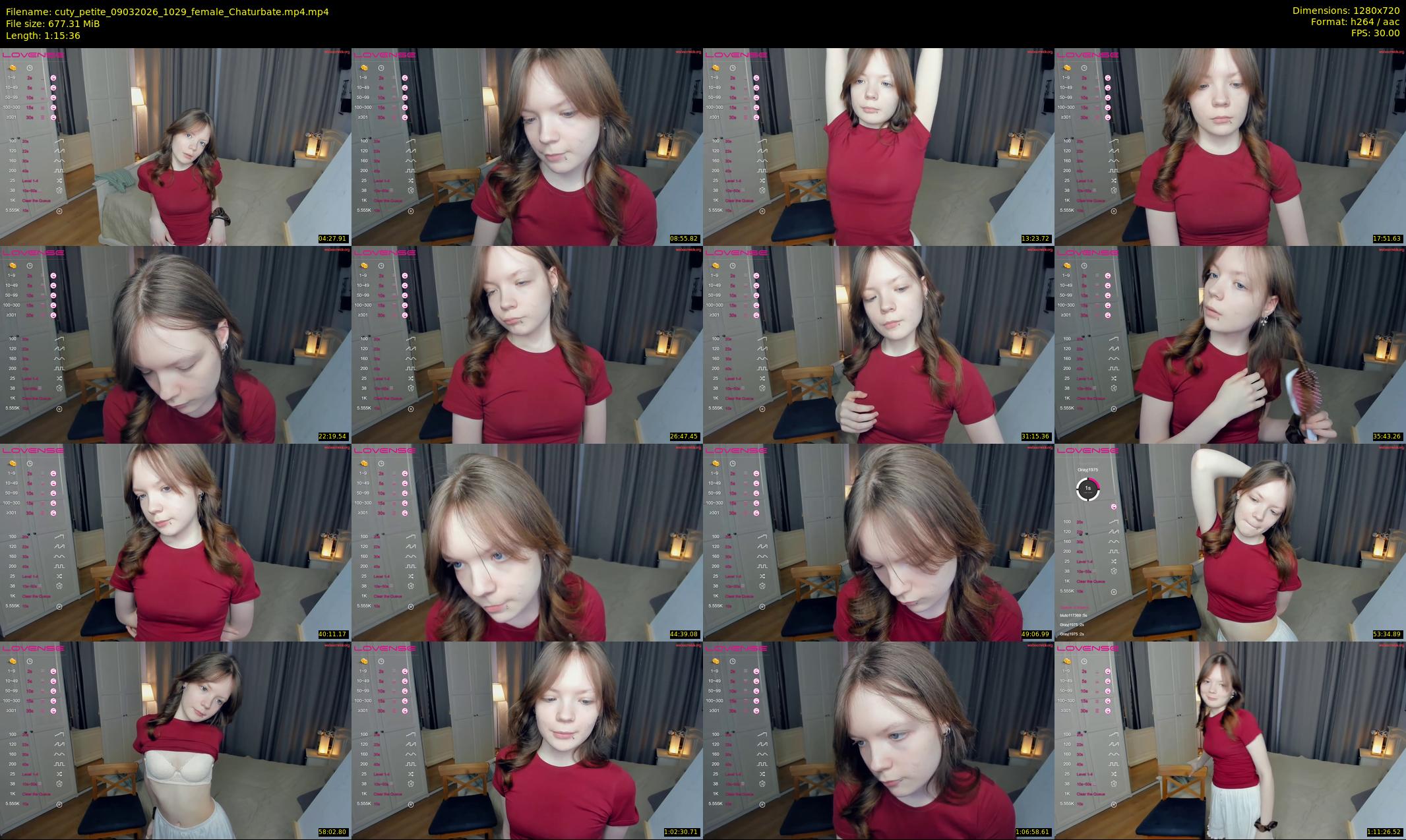 cuty_petite — 76 minute Chaturbate female cam show recording, 720p, Mar 9, 2026