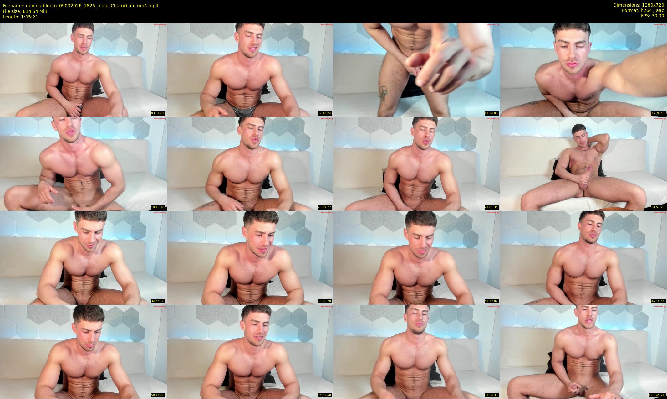 dennis_bloom — 66 minute Chaturbate male cam show recording, 720p, Mar 9, 2026