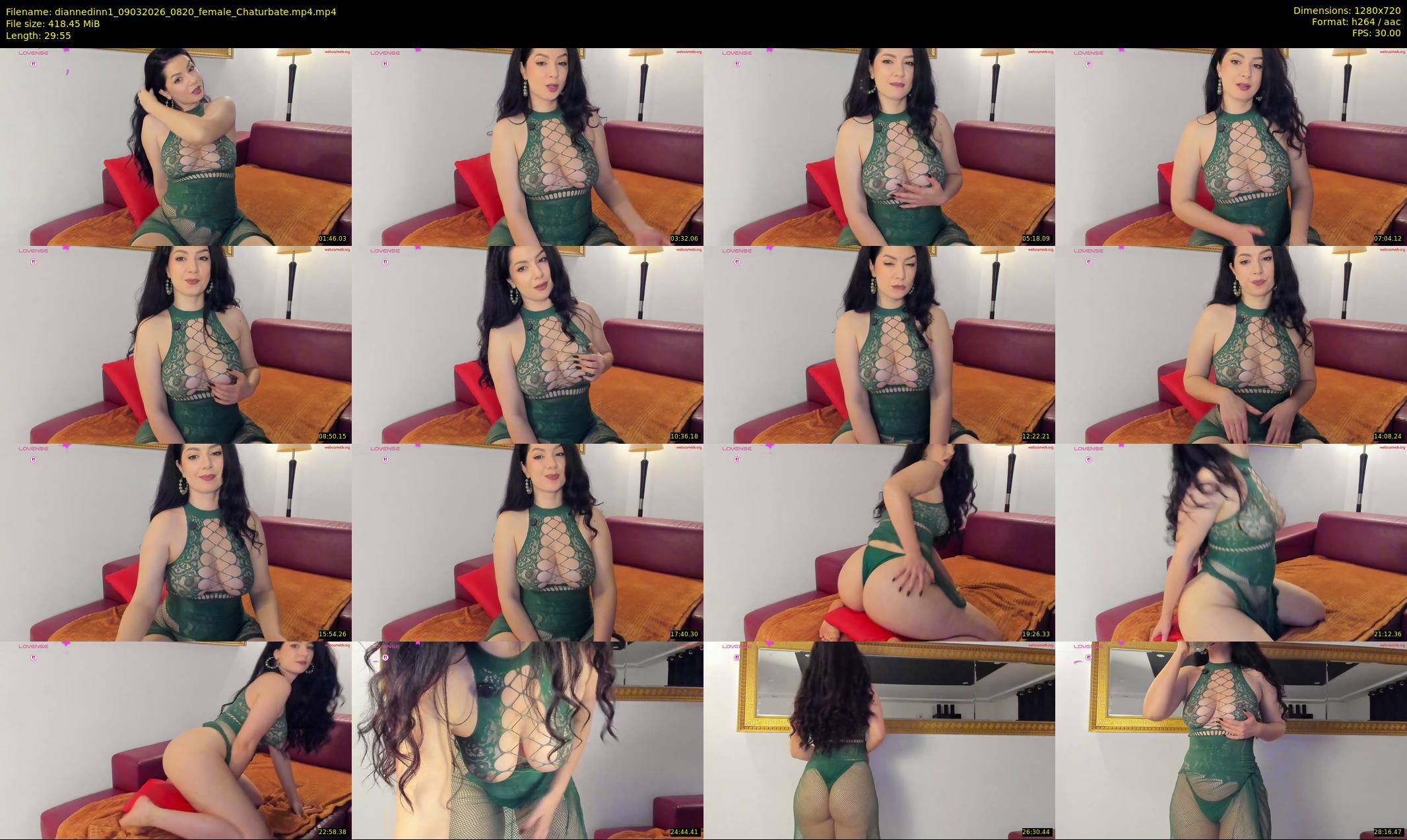 diannedinn1 — 30 minute Chaturbate female cam show recording, 720p, Mar 9, 2026