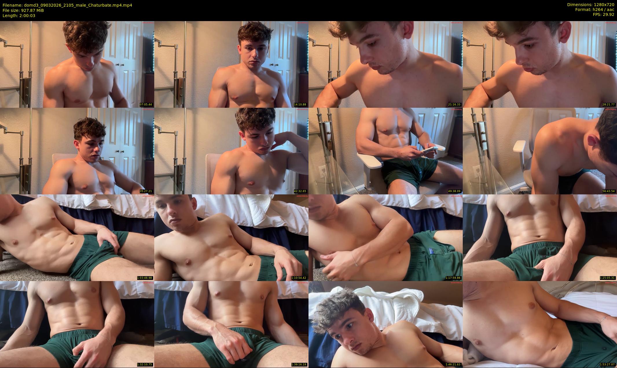 domd3 — 121 minute Chaturbate male cam show recording, 720p, Mar 9, 2026