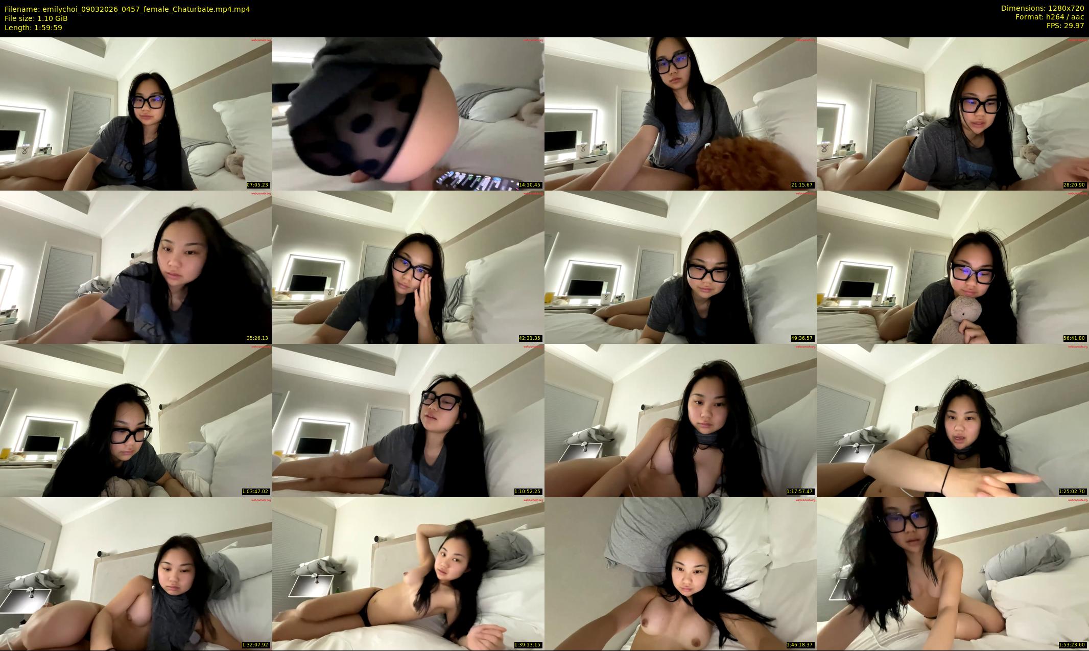 emilychoi — 120 minute Chaturbate female cam show recording, 720p, Mar 9, 2026