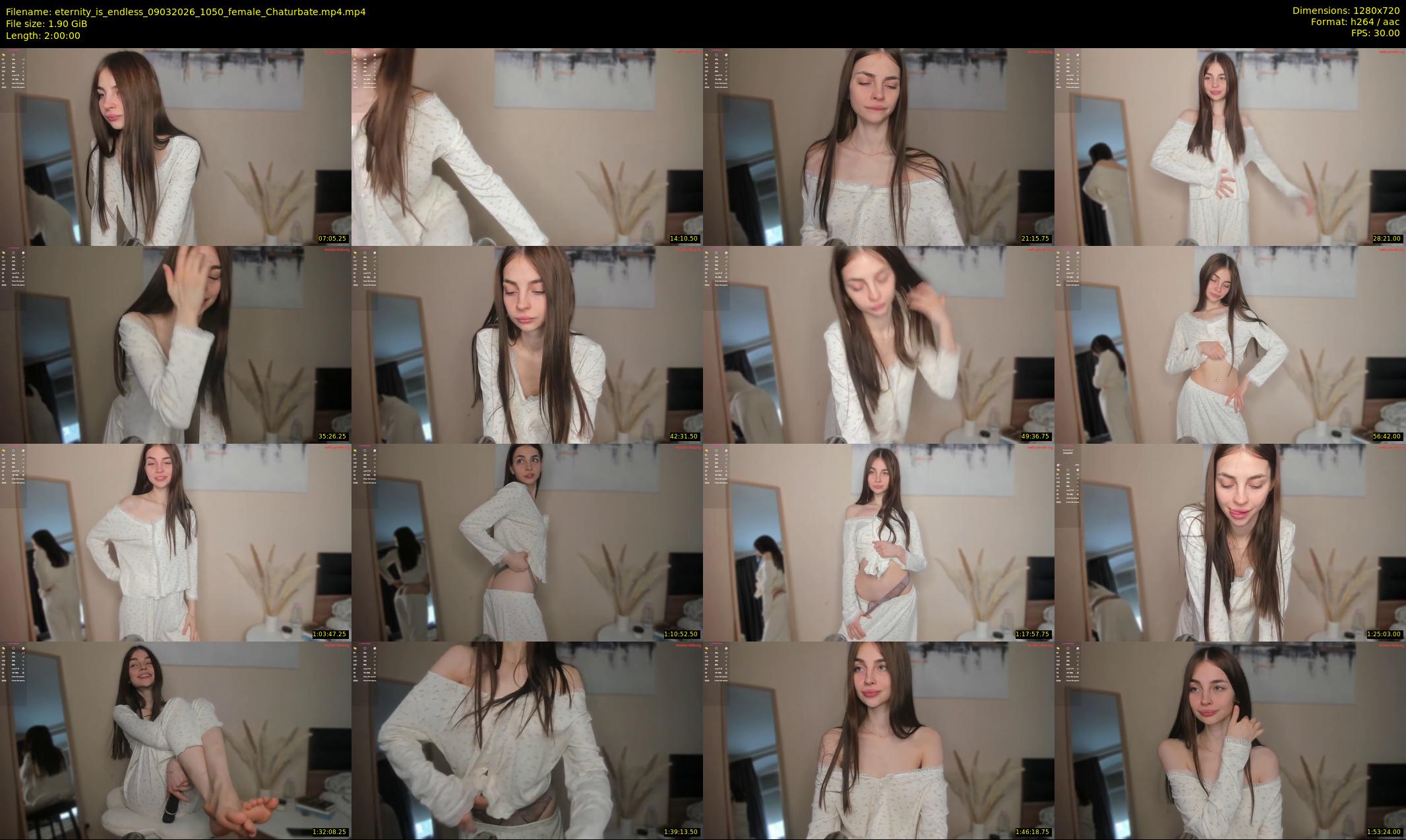 eternity_is_endless — 120 minute Chaturbate female cam show recording, 720p, Mar 9, 2026