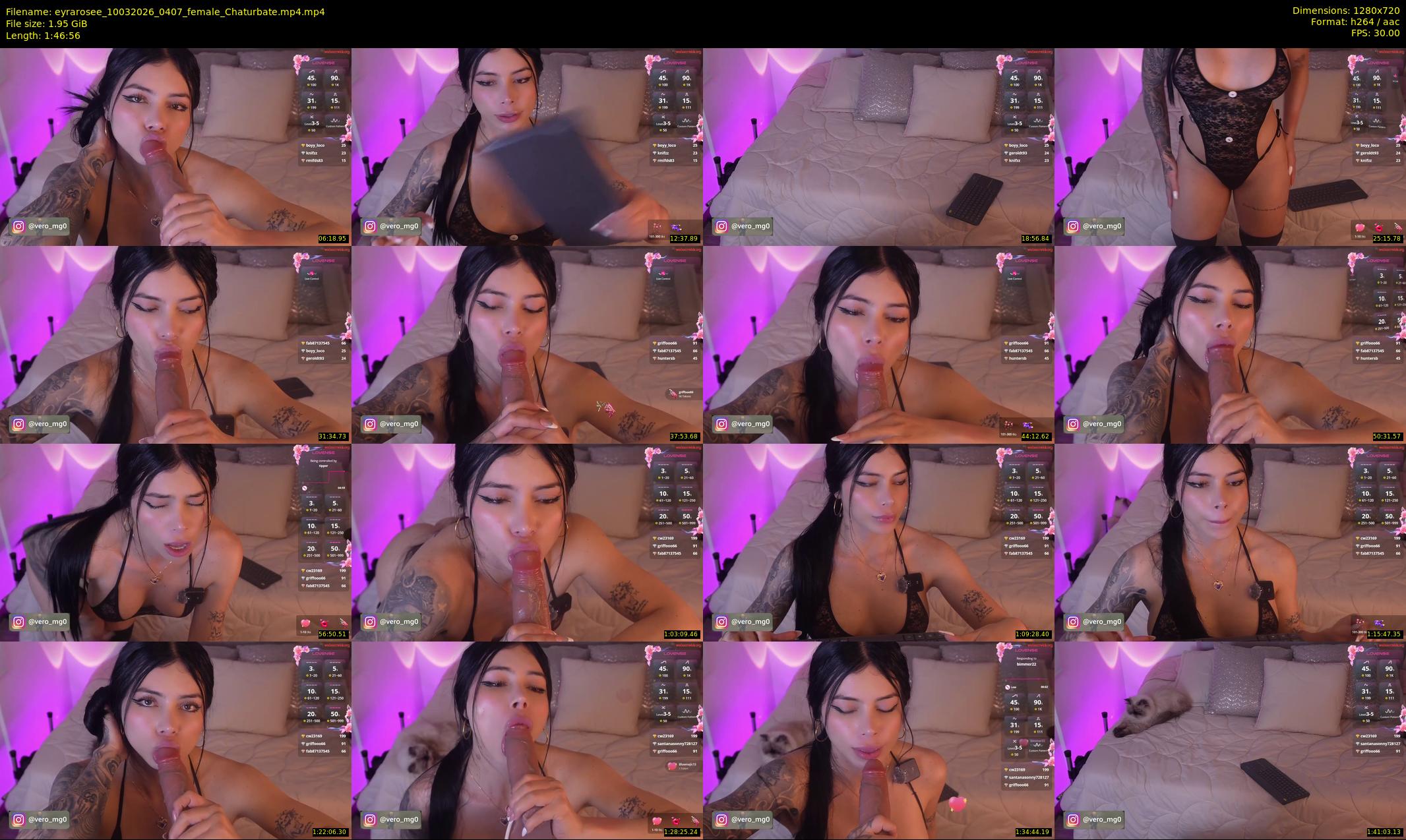 eyrarosee — 107 minute Chaturbate female cam show recording, 720p, Mar 10, 2026