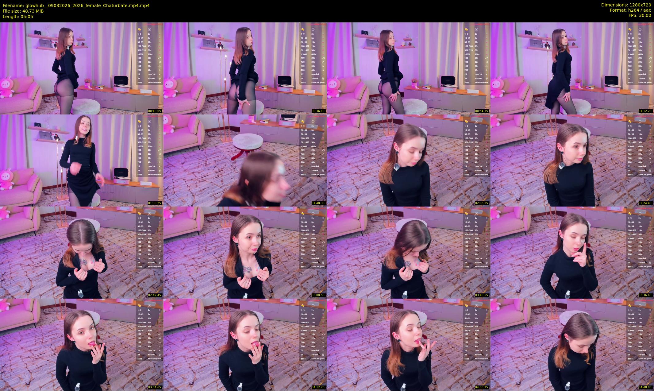 glowhub_ — 6 minute Chaturbate female cam show recording, 720p, Mar 9, 2026