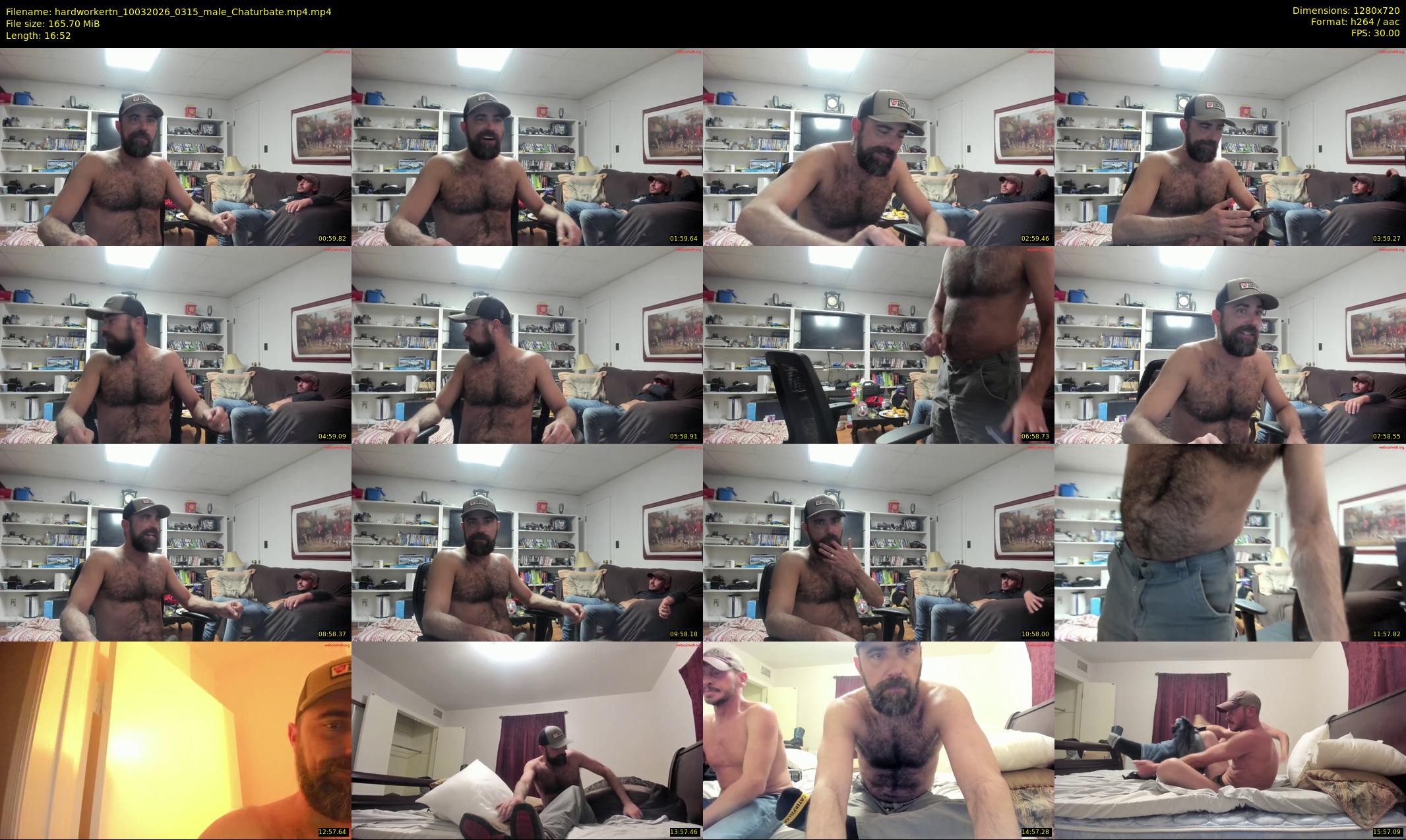 hardworkertn — 17 minute Chaturbate male cam show recording, 720p, Mar 10, 2026