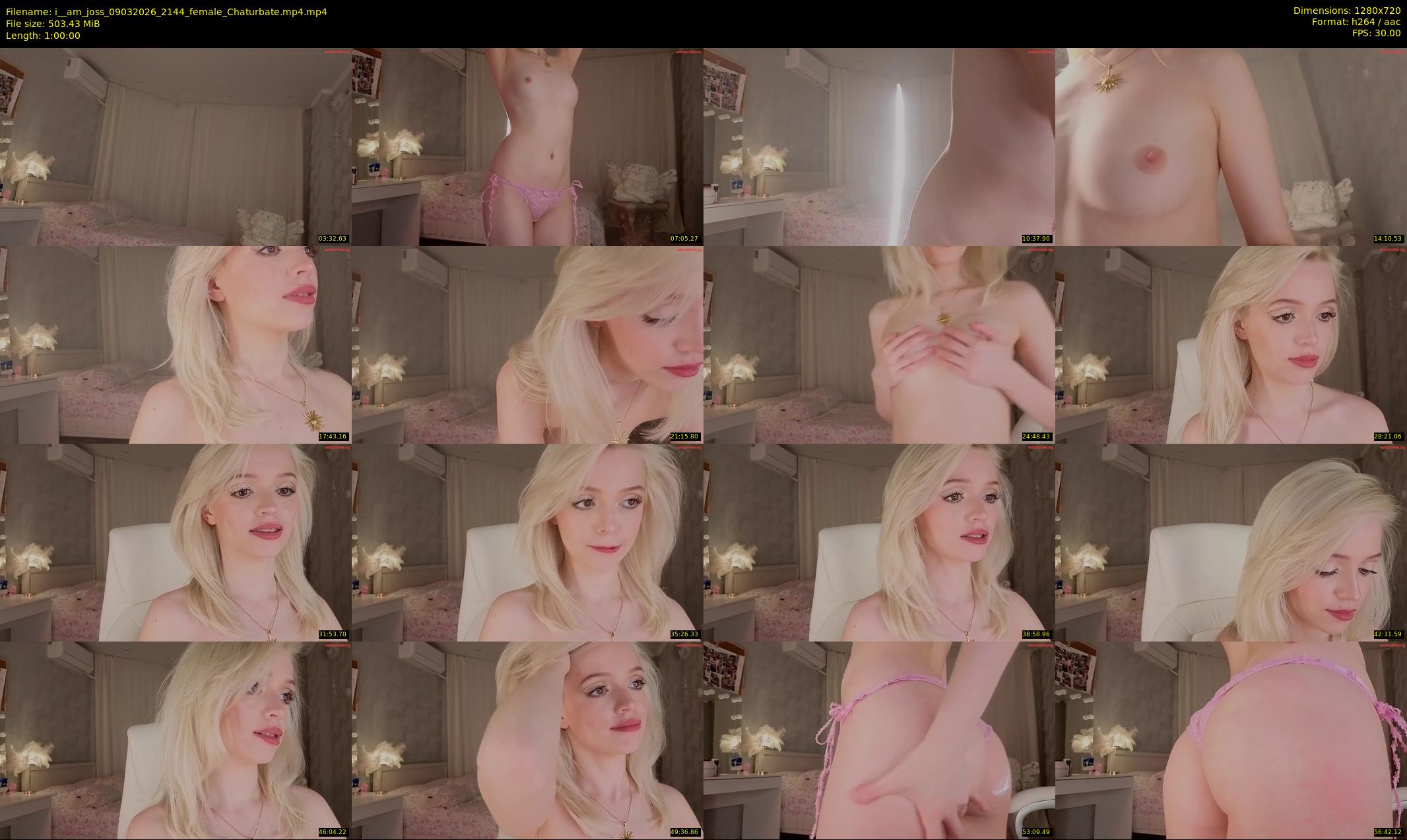 i__am_joss — 60 minute Chaturbate female cam show recording, 720p, Mar 9, 2026
