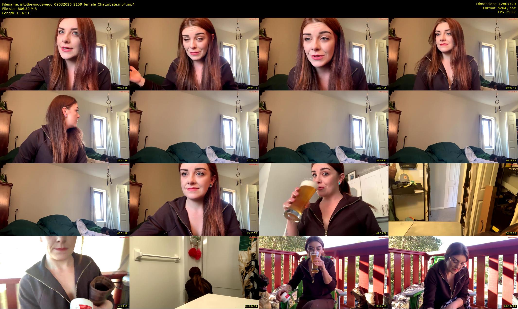 intothewoodswego — 77 minute Chaturbate female cam show recording, 720p, Mar 9, 2026