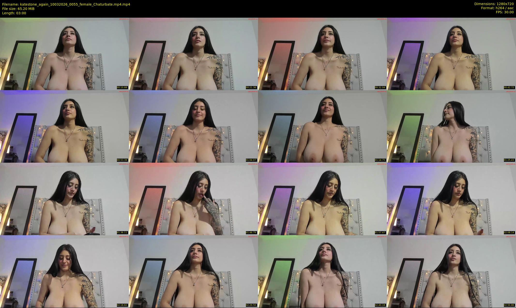 katestone_again — 3 minute Chaturbate female cam show recording, 720p, Mar 10, 2026