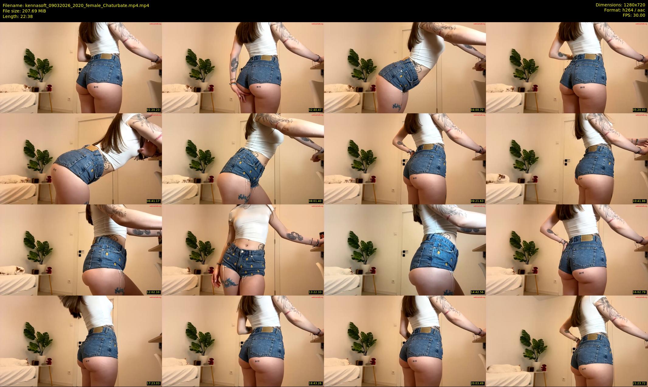 kennasoft — 23 minute Chaturbate female cam show recording, 720p, Mar 9, 2026