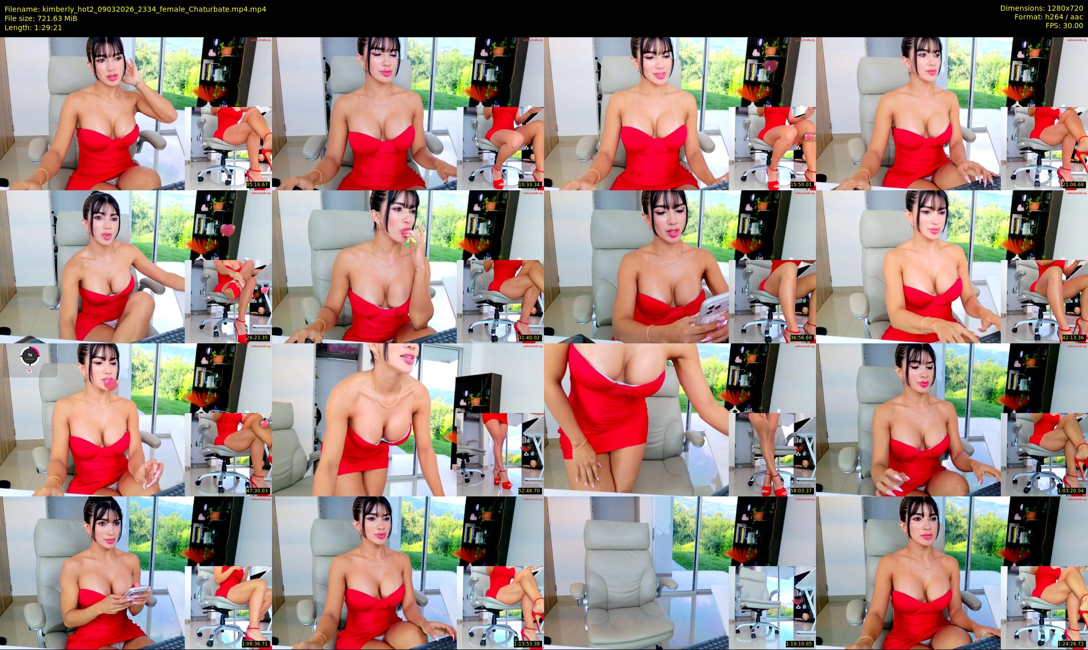 kimberly_hot2 — 90 minute Chaturbate female cam show recording, 720p, Mar 9, 2026