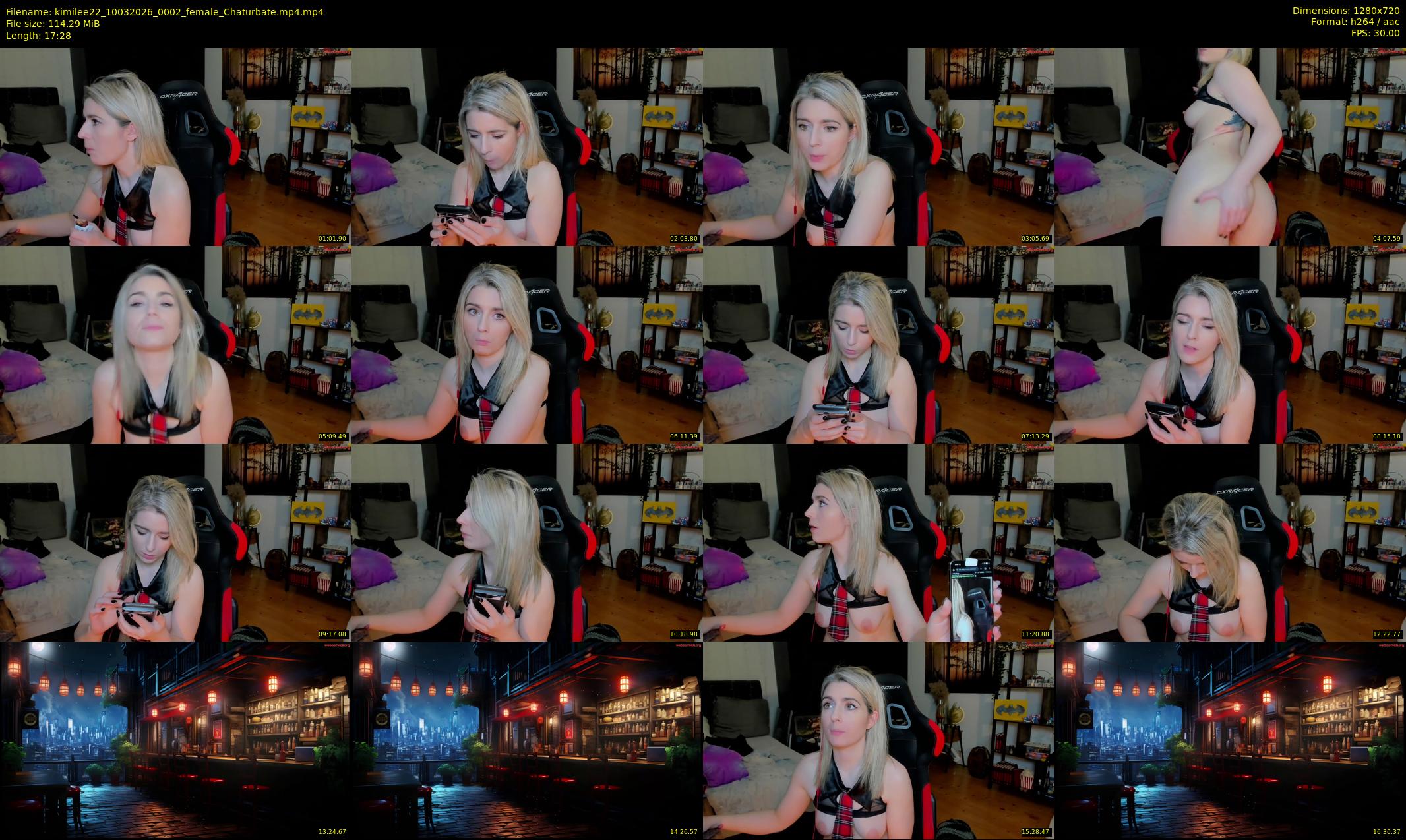 kimilee22 — 18 minute Chaturbate female cam show recording, 720p, Mar 10, 2026