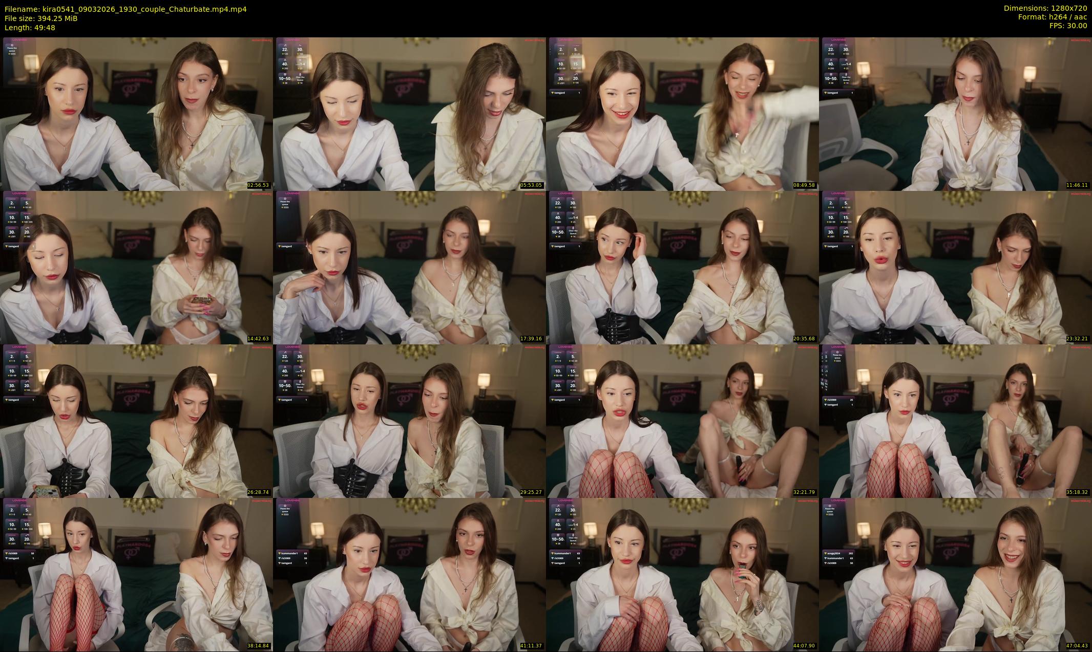kira0541 — 50 minute Chaturbate couple cam show recording, 720p, Mar 9, 2026
