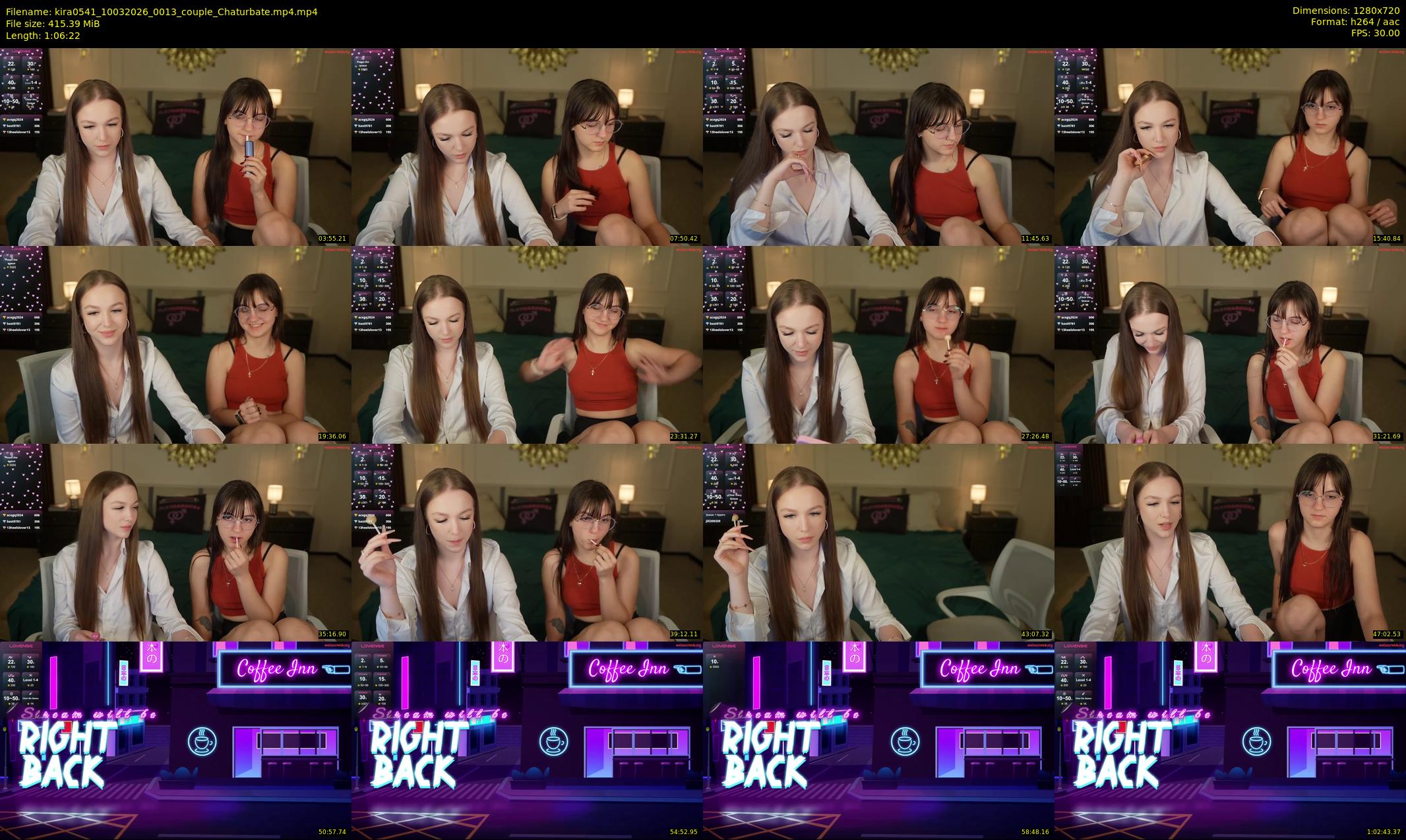 kira0541 — 67 minute Chaturbate couple cam show recording, 720p, Mar 10, 2026