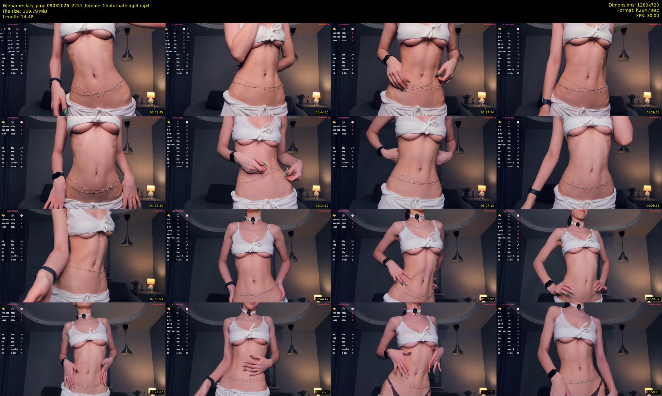 kity_paw — 15 minute Chaturbate female cam show recording, 720p, Mar 9, 2026