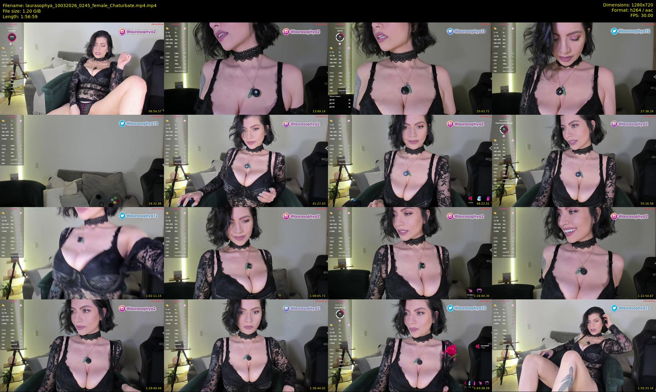laurasophya — 117 minute Chaturbate female cam show recording, 720p, Mar 10, 2026