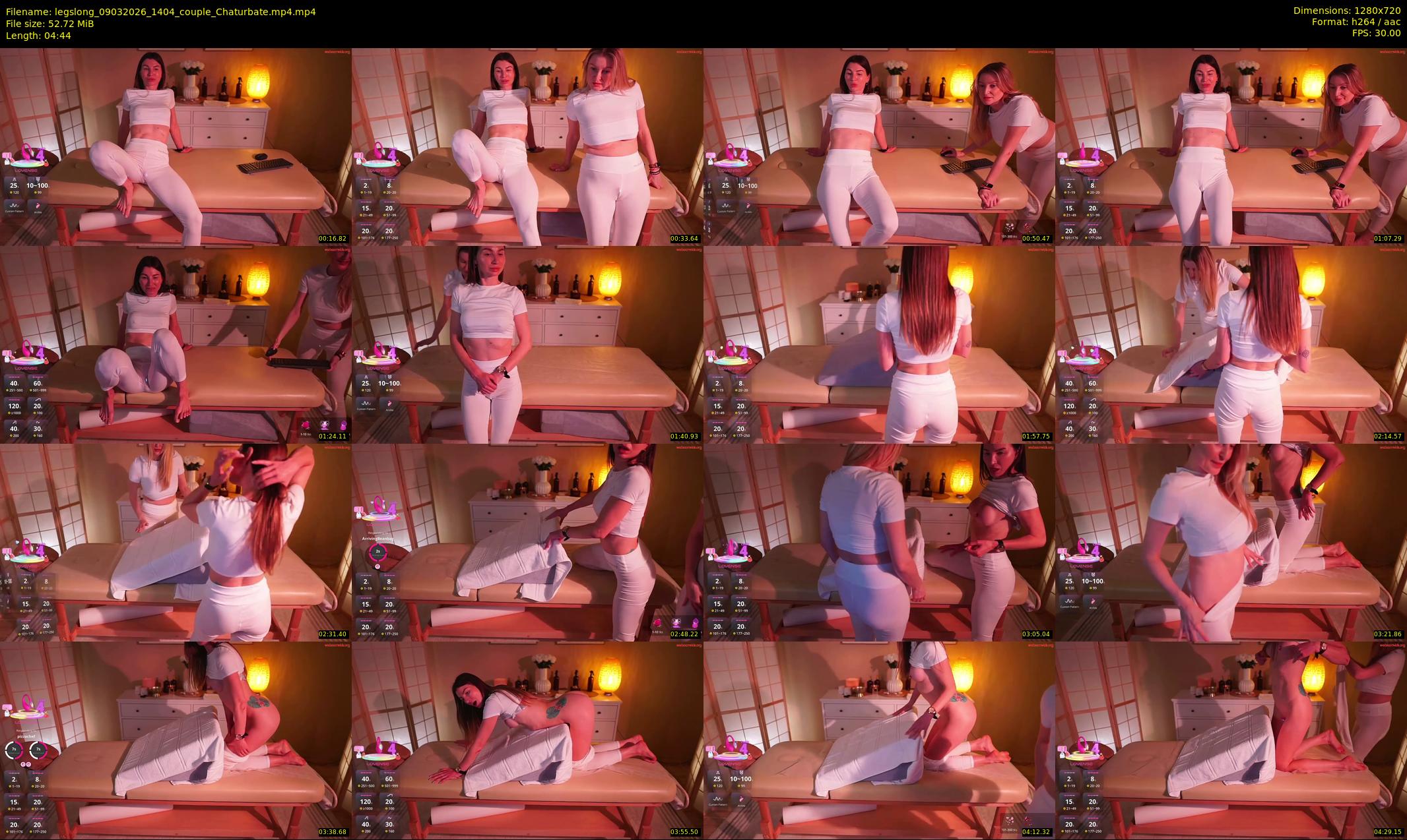 legslong — 5 minute Chaturbate couple cam show recording, 720p, Mar 9, 2026