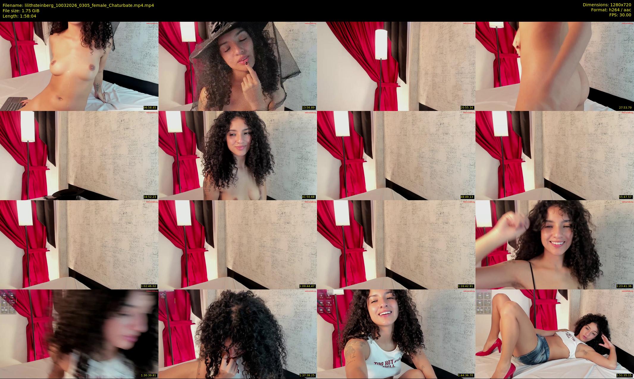 lilithsteinberg — 119 minute Chaturbate female cam show recording, 720p, Mar 10, 2026