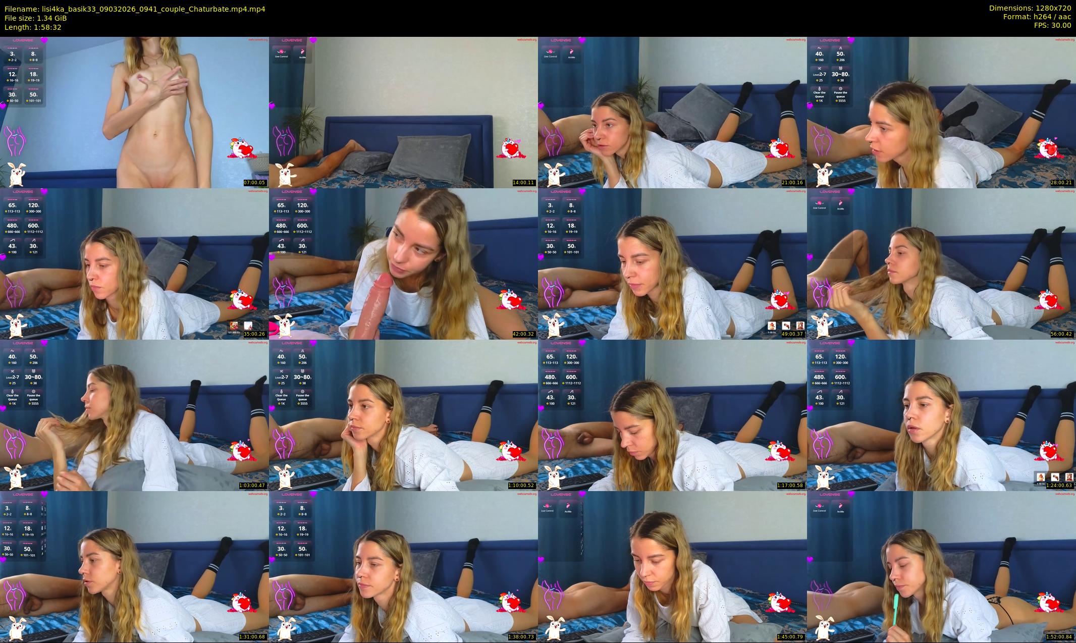 lisi4ka_basik33 — 119 minute Chaturbate couple cam show recording, 720p, Mar 9, 2026