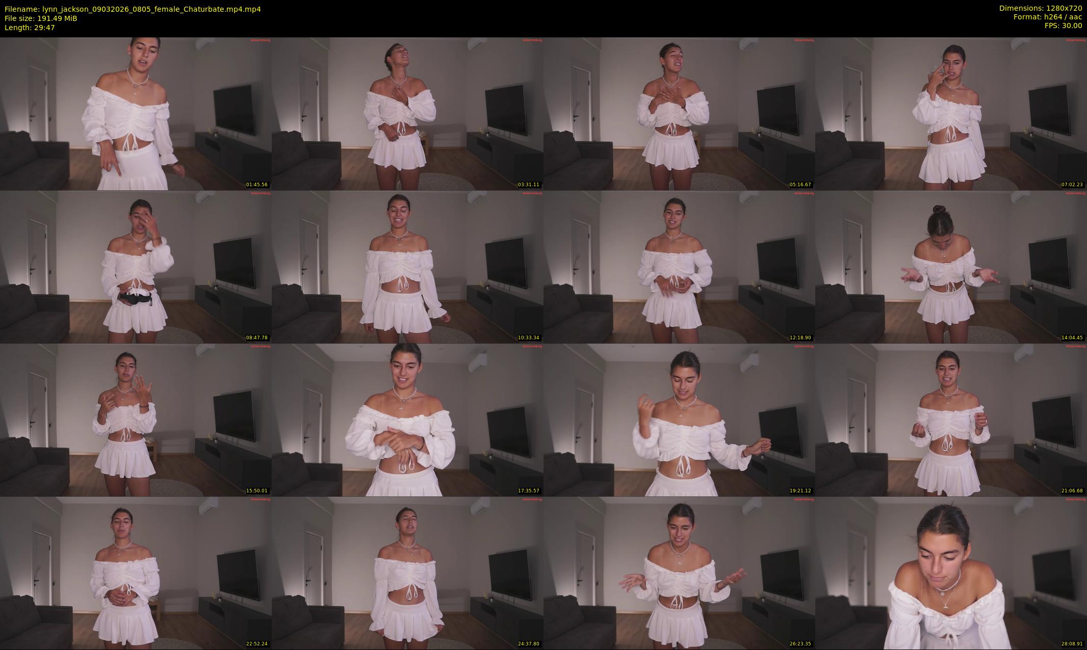 lynn_jackson — 30 minute Chaturbate female cam show recording, 720p, Mar 9, 2026