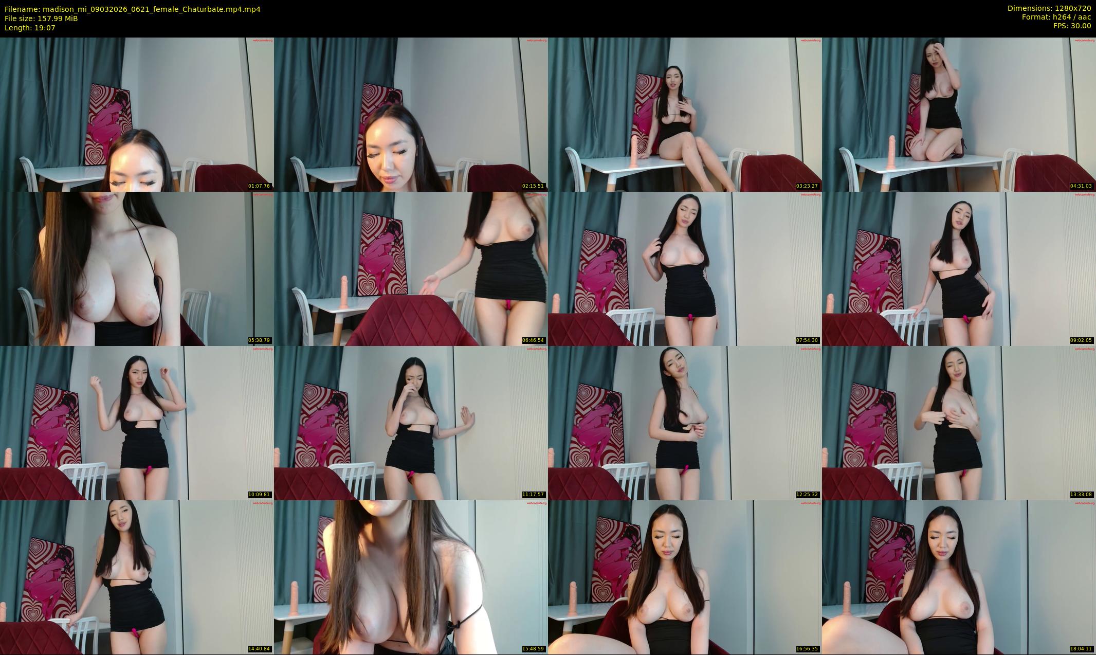 madison_mi — 20 minute Chaturbate female cam show recording, 720p, Mar 9, 2026