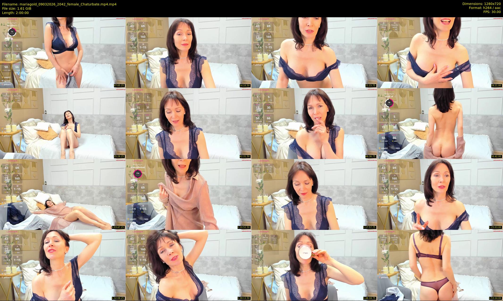 mariagold — 120 minute Chaturbate female cam show recording, 720p, Mar 9, 2026