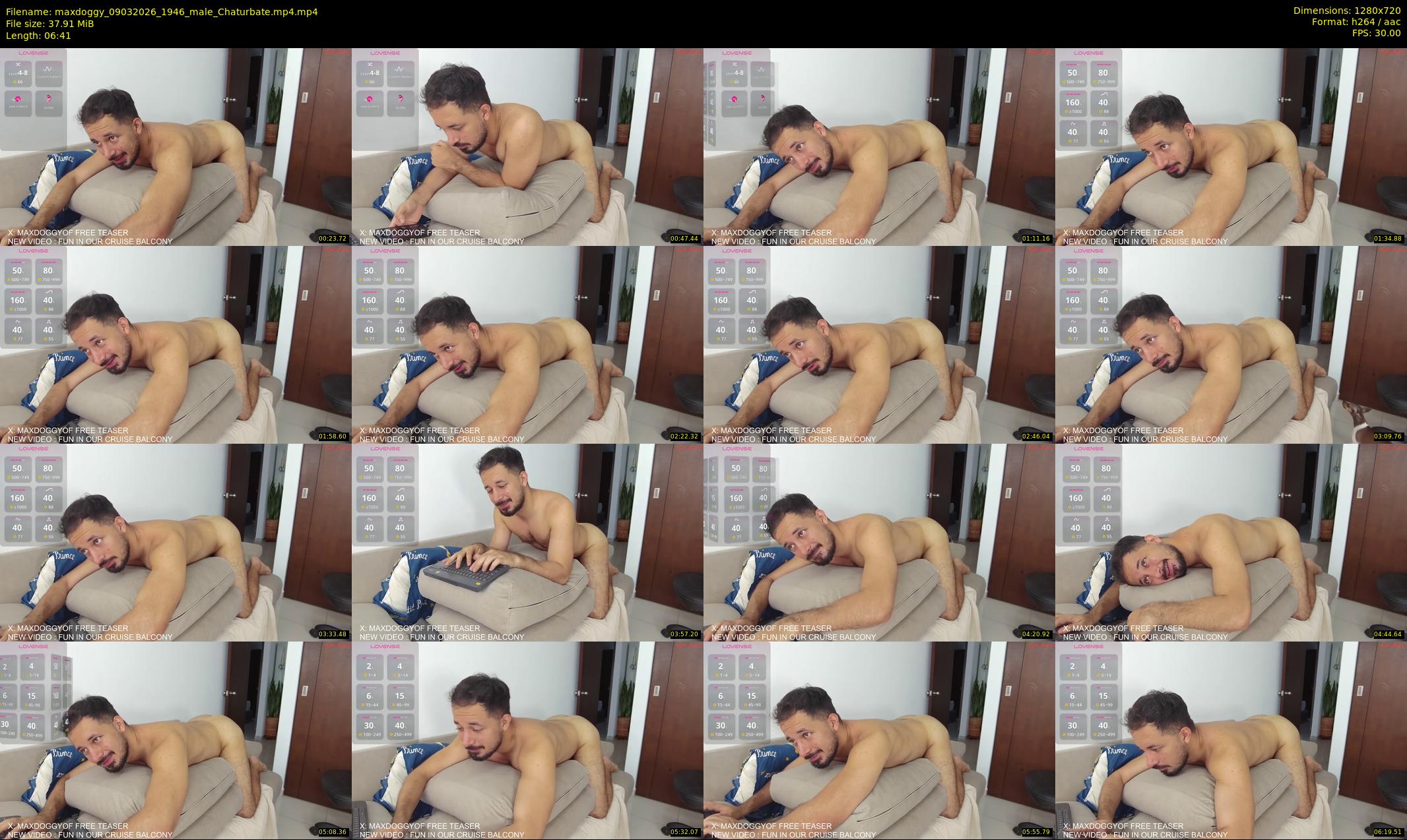 maxdoggy — 7 minute Chaturbate male cam show recording, 720p, Mar 9, 2026