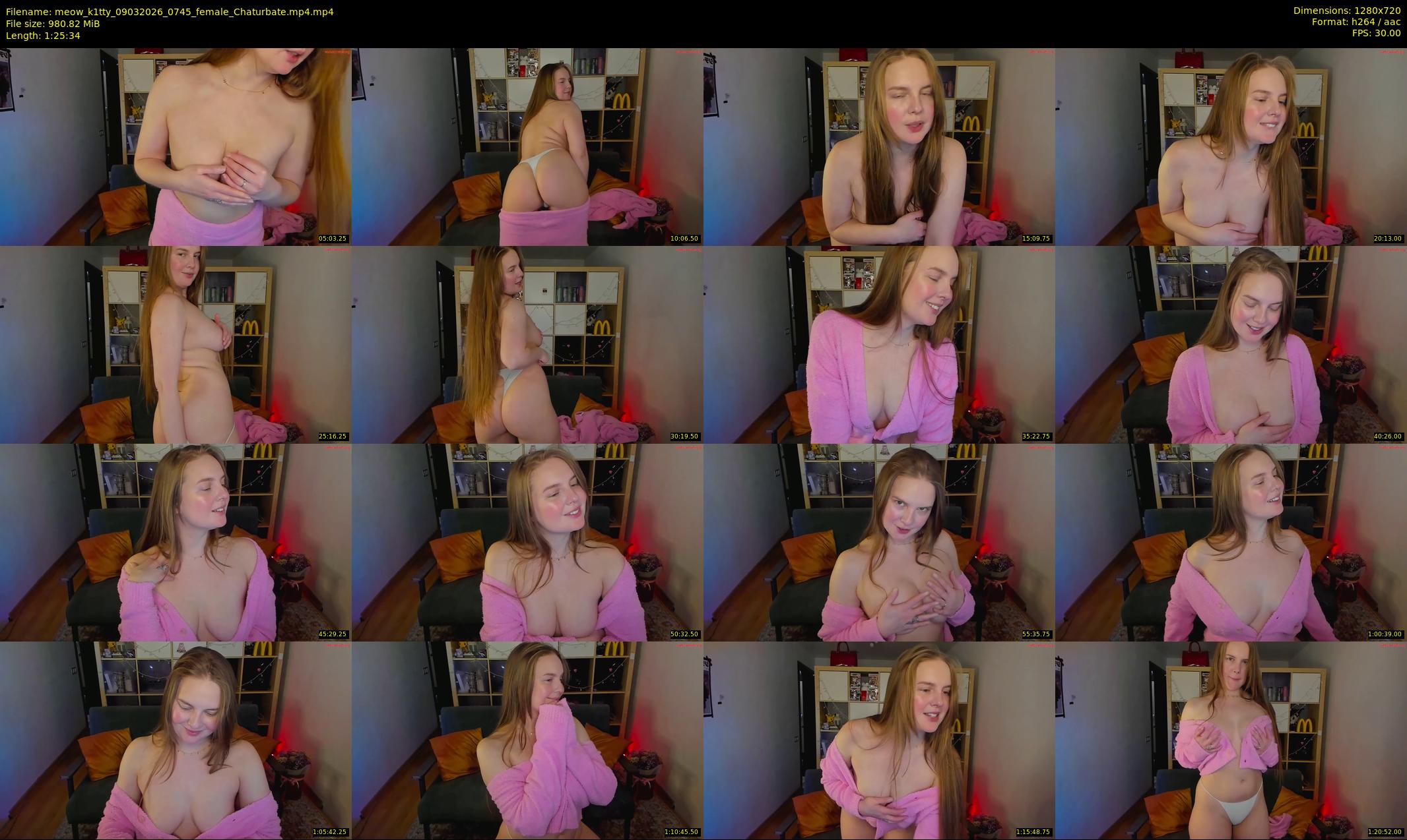 meow_k1tty — 86 minute Chaturbate female cam show recording, 720p, Mar 9, 2026