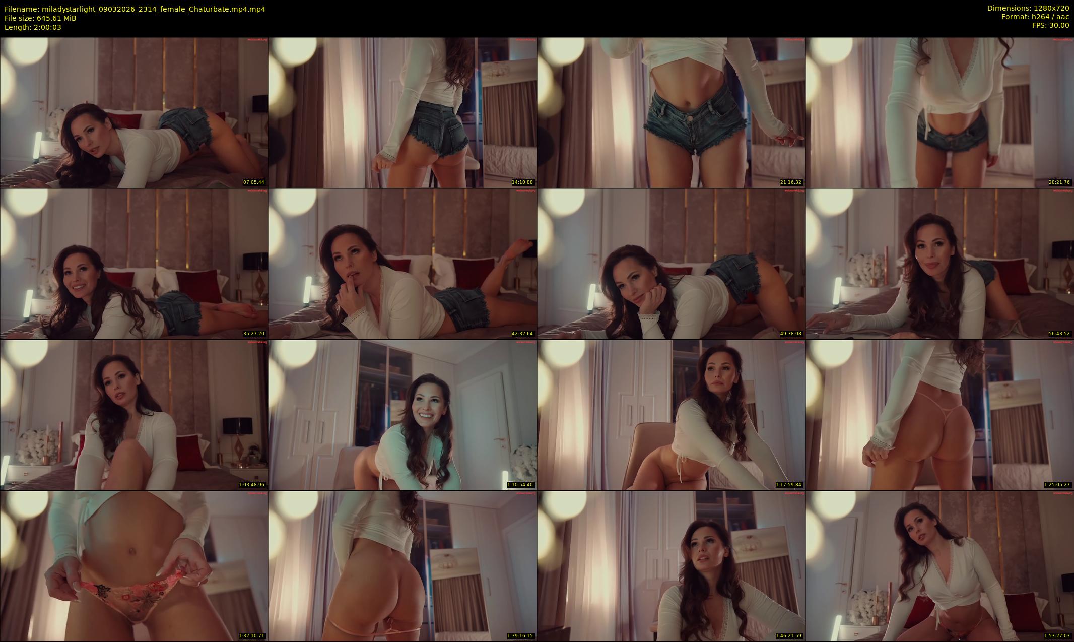 miladystarlight — 121 minute Chaturbate female cam show recording, 720p, Mar 9, 2026