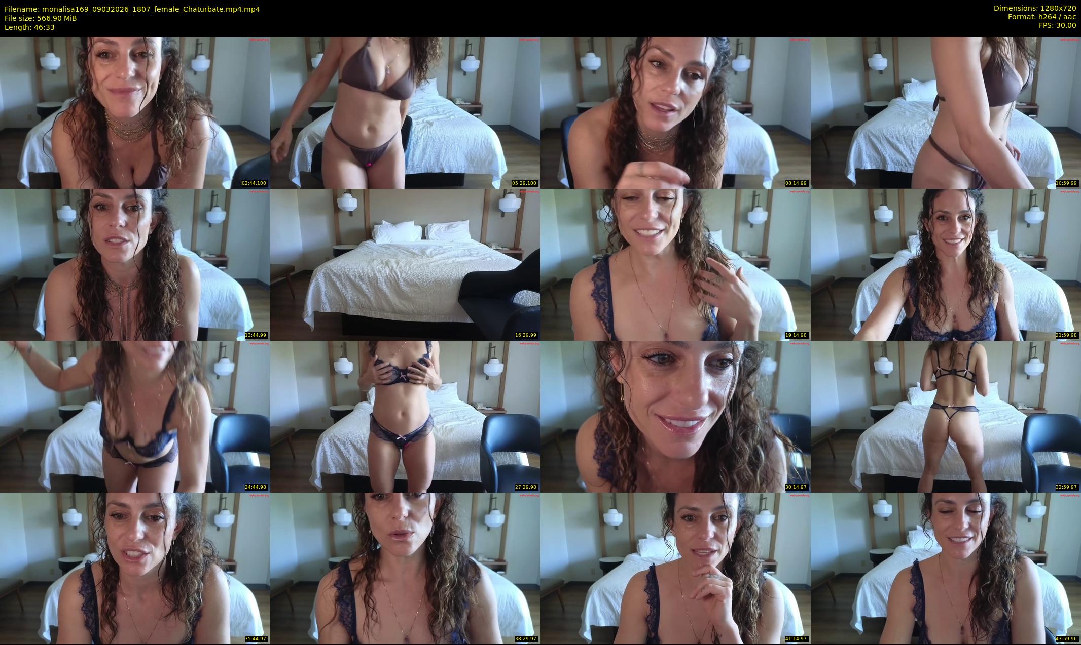 monalisa169 — 47 minute Chaturbate female cam show recording, 720p, Mar 9, 2026