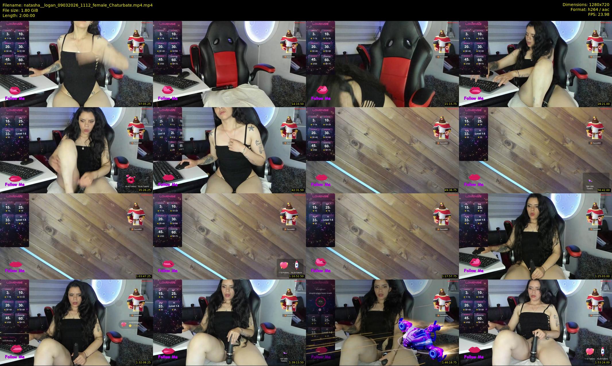 natasha__logan — 120 minute Chaturbate female cam show recording, 720p, Mar 9, 2026