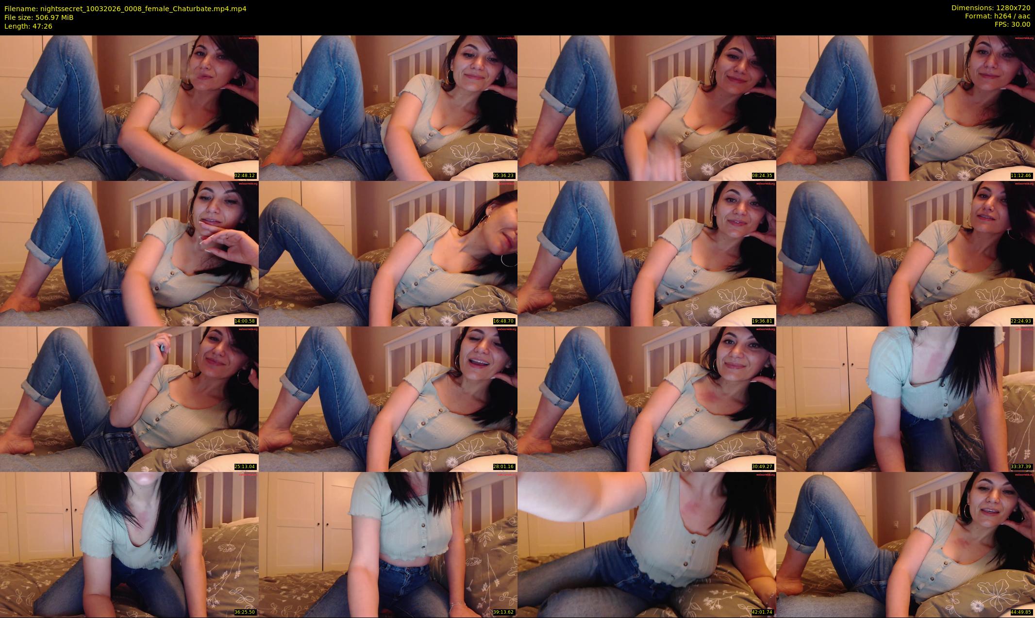 nightssecret — 48 minute Chaturbate female cam show recording, 720p, Mar 10, 2026