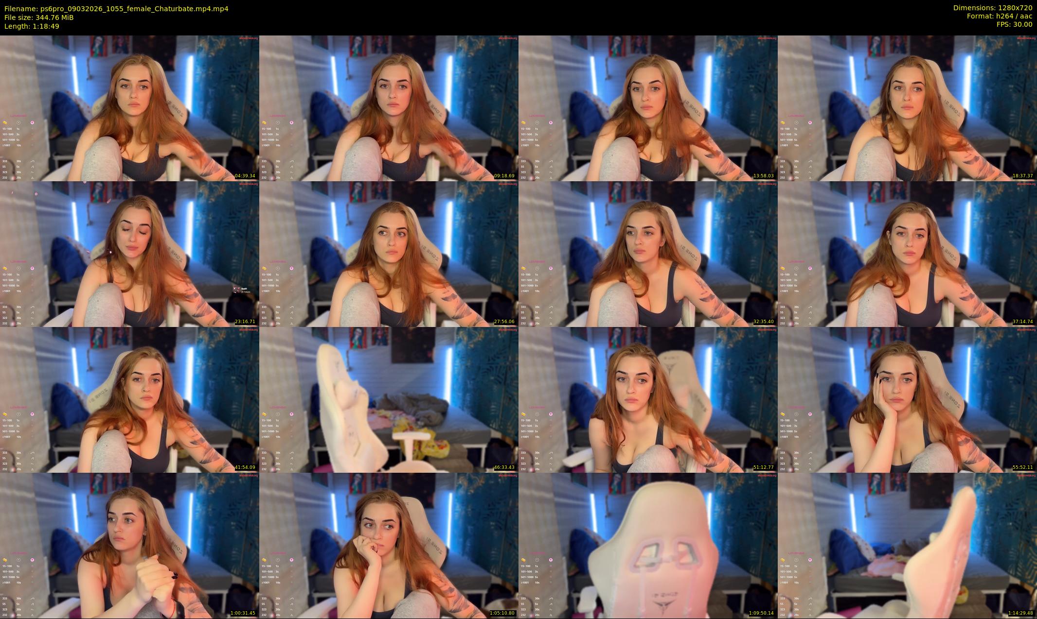ps6pro — 79 minute Chaturbate female cam show recording, 720p, Mar 9, 2026
