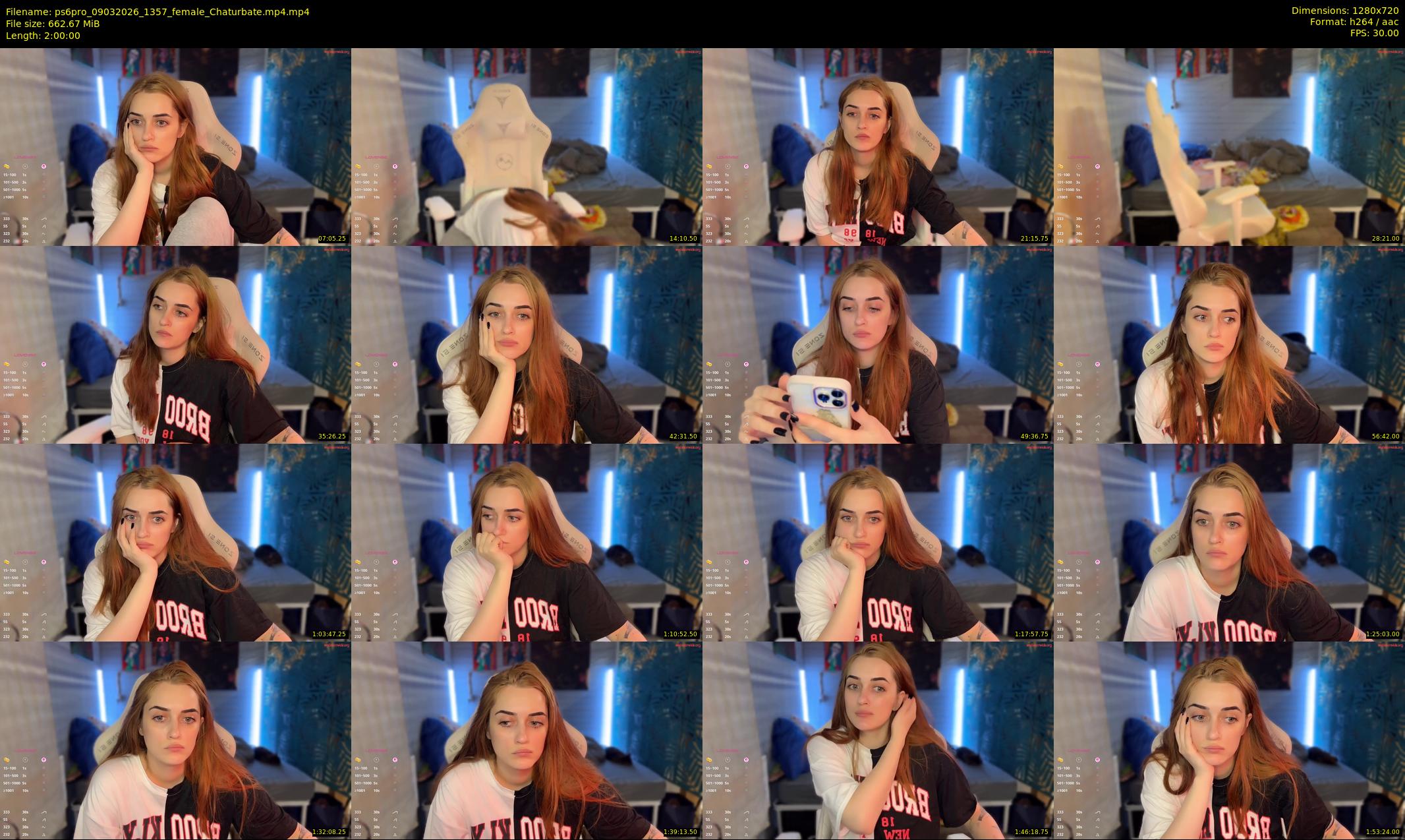 ps6pro — 120 minute Chaturbate female cam show recording, 720p, Mar 9, 2026