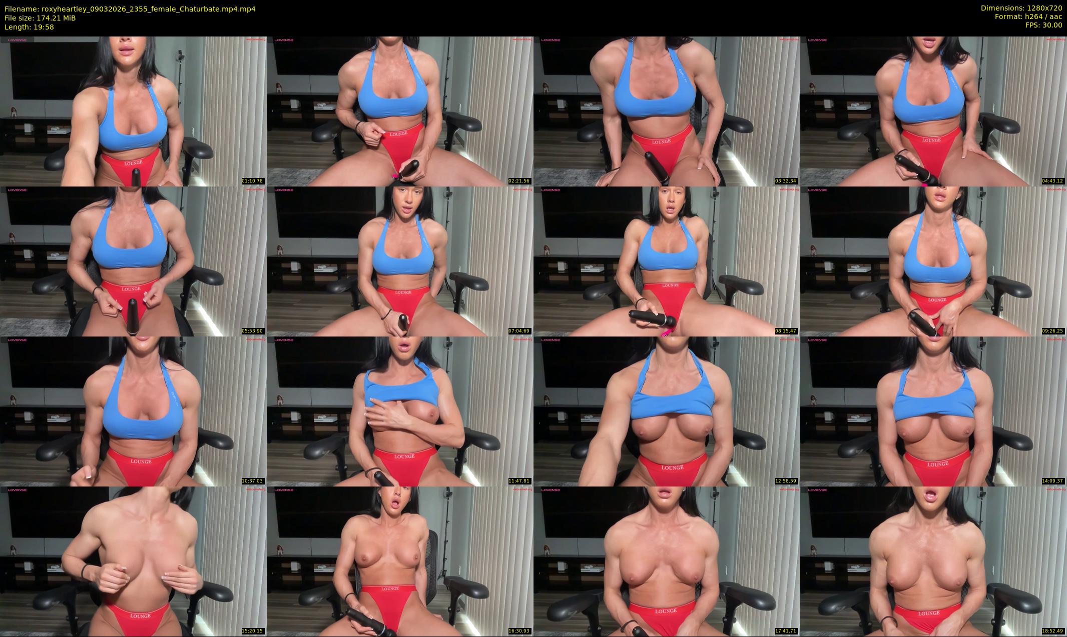 roxyheartley — 20 minute Chaturbate female cam show recording, 720p, Mar 9, 2026