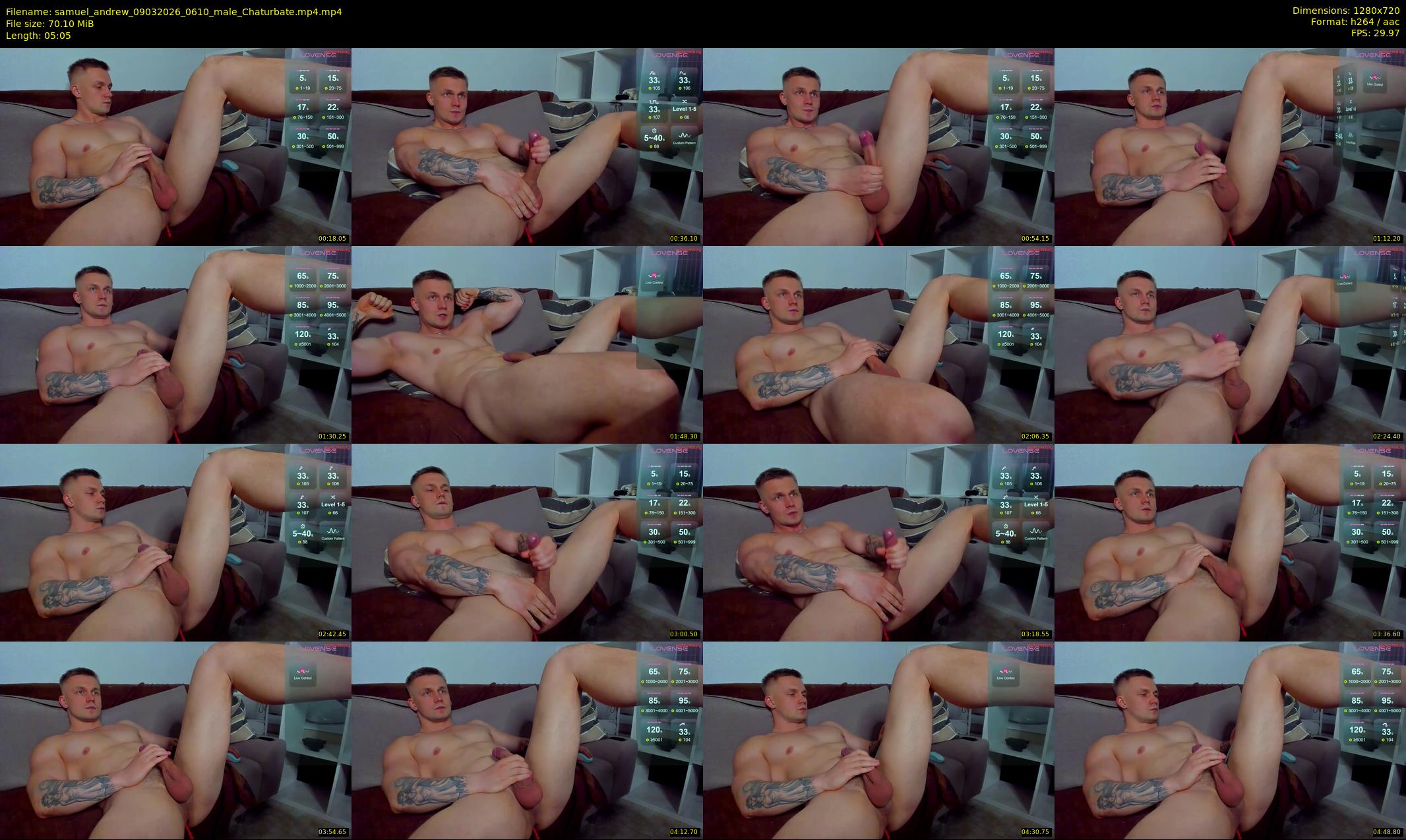 samuel_andrew — 6 minute Chaturbate male cam show recording, 720p, Mar 9, 2026