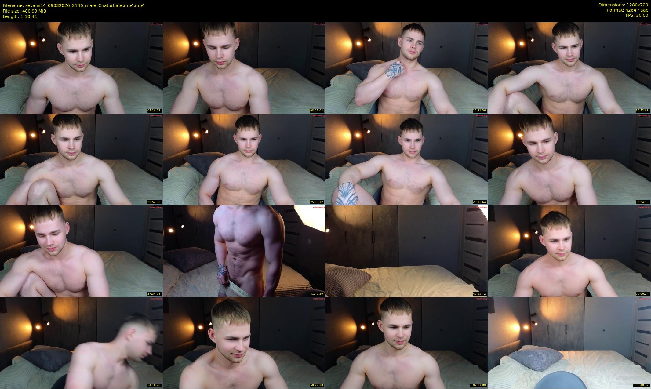 sevans14 — 71 minute Chaturbate male cam show recording, 720p, Mar 9, 2026