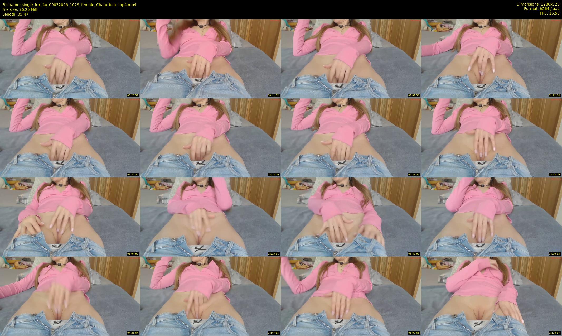 single_fox_4u — 6 minute Chaturbate female cam show recording, 720p, Mar 9, 2026