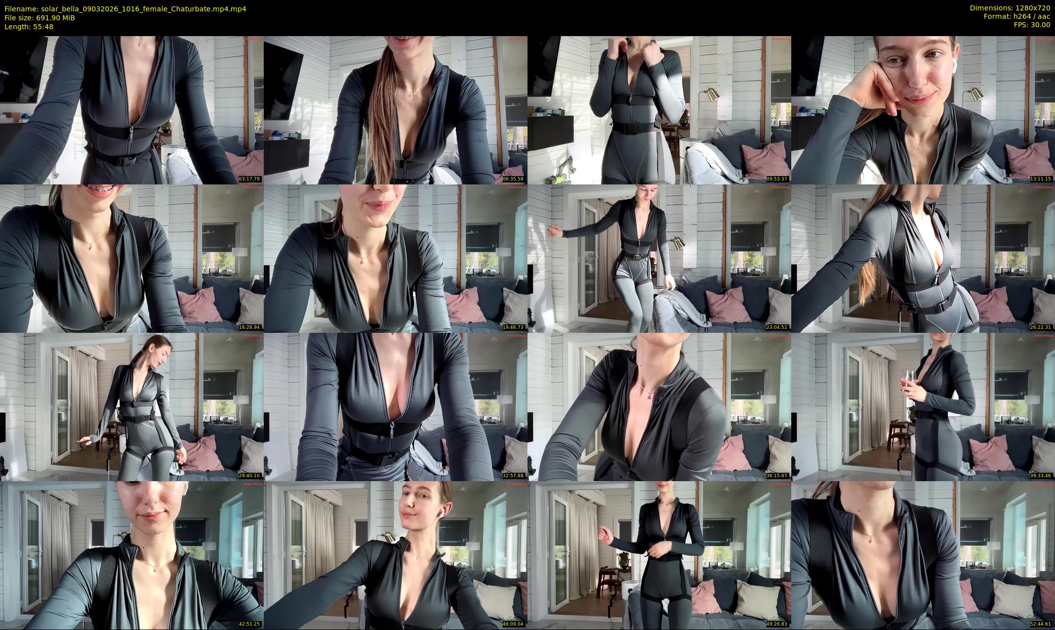 solar_bella — 56 minute Chaturbate female cam show recording, 720p, Mar 9, 2026