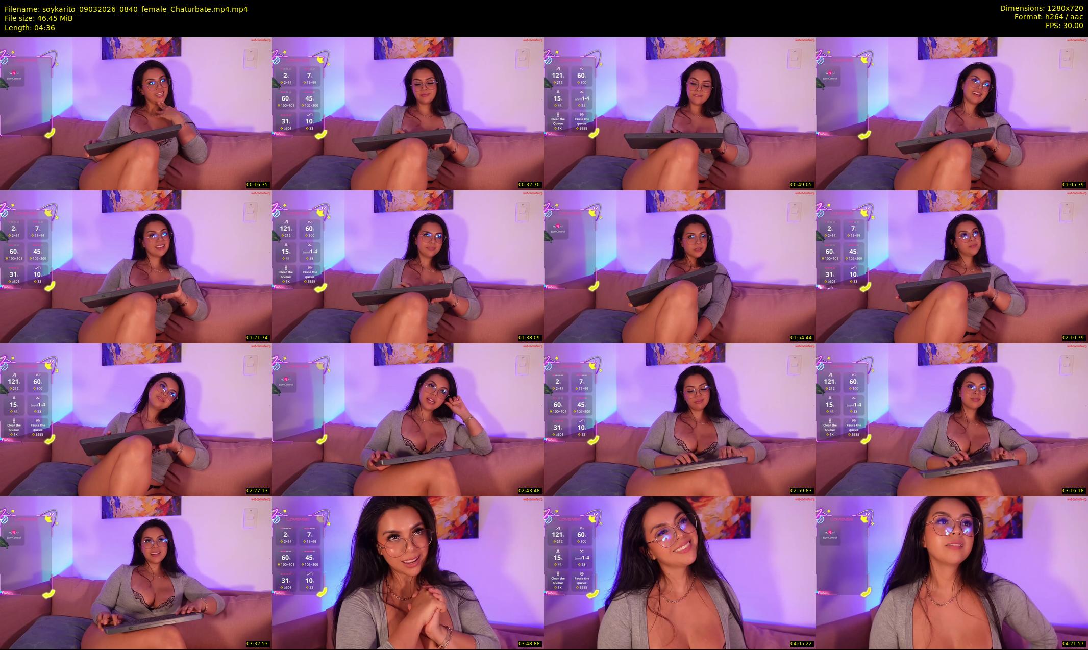 soykarito — 5 minute Chaturbate female cam show recording, 720p, Mar 9, 2026