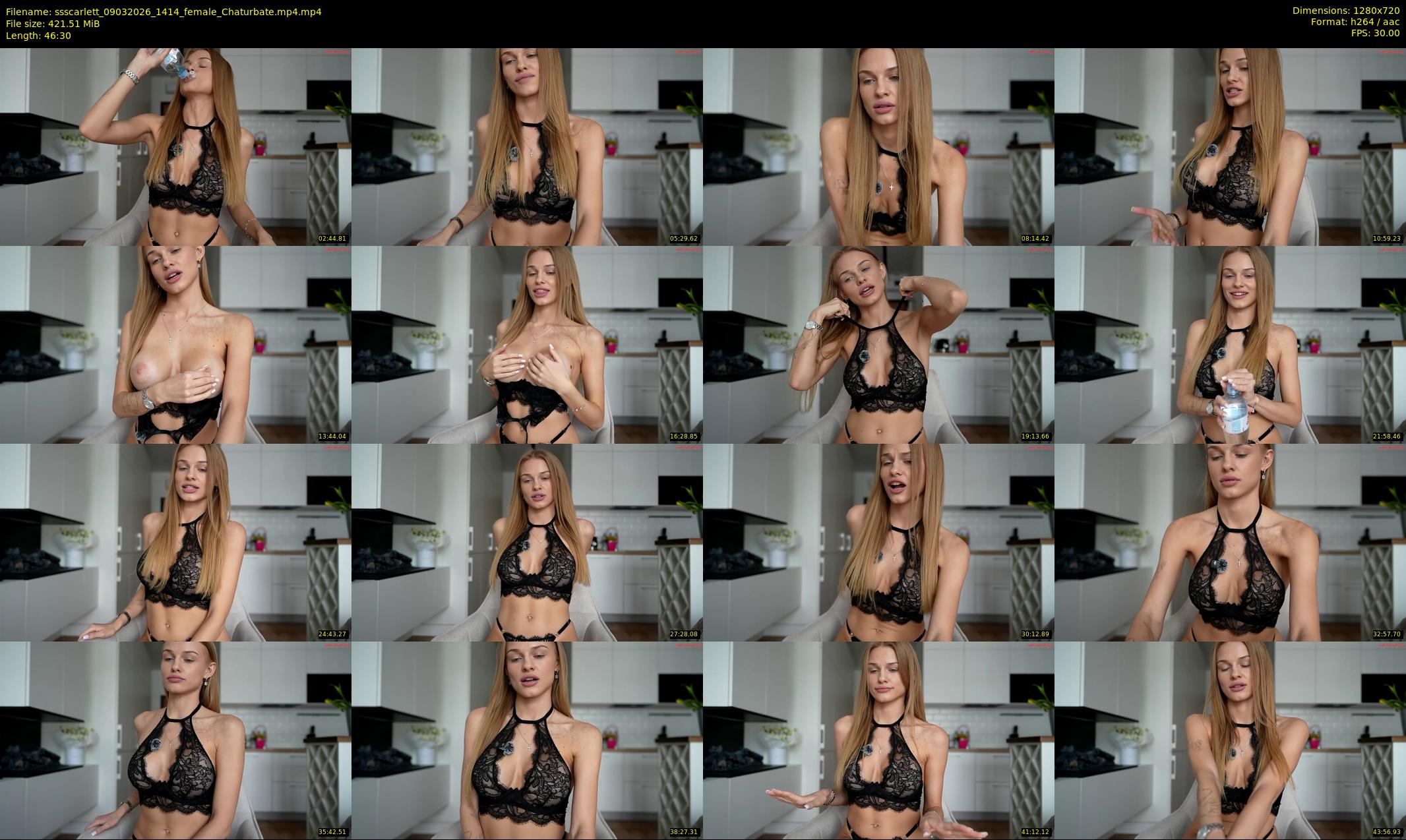 ssscarlett — 47 minute Chaturbate female cam show recording, 720p, Mar 9, 2026