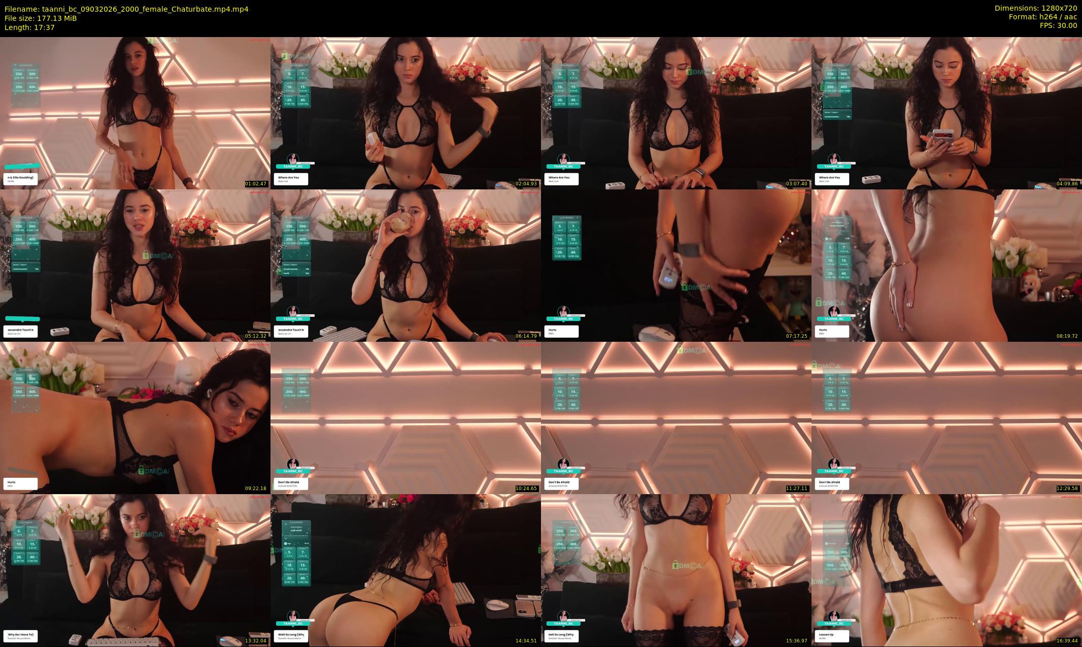 taanni_bc — 18 minute Chaturbate female cam show recording, 720p, Mar 9, 2026