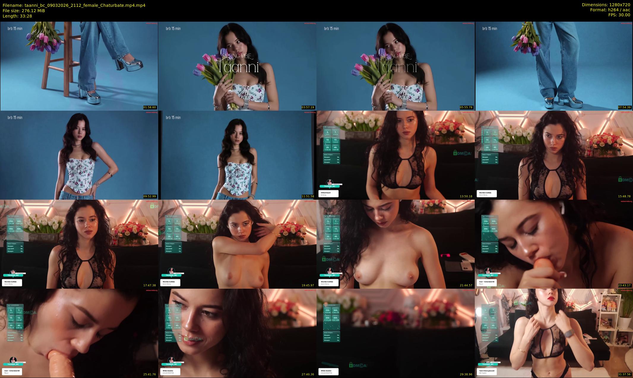 taanni_bc — 34 minute Chaturbate female cam show recording, 720p, Mar 9, 2026