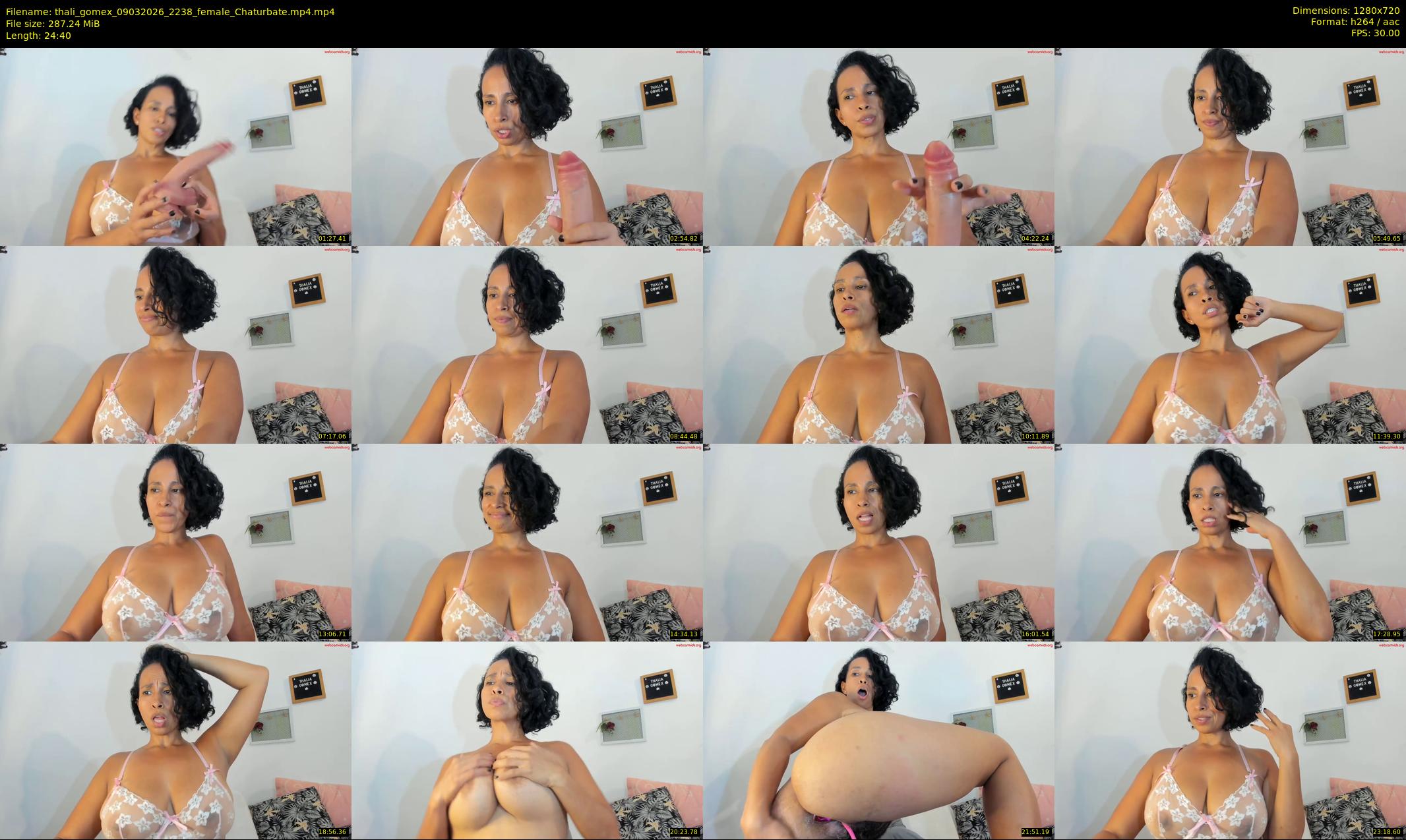 thali_gomex — 25 minute Chaturbate female cam show recording, 720p, Mar 9, 2026